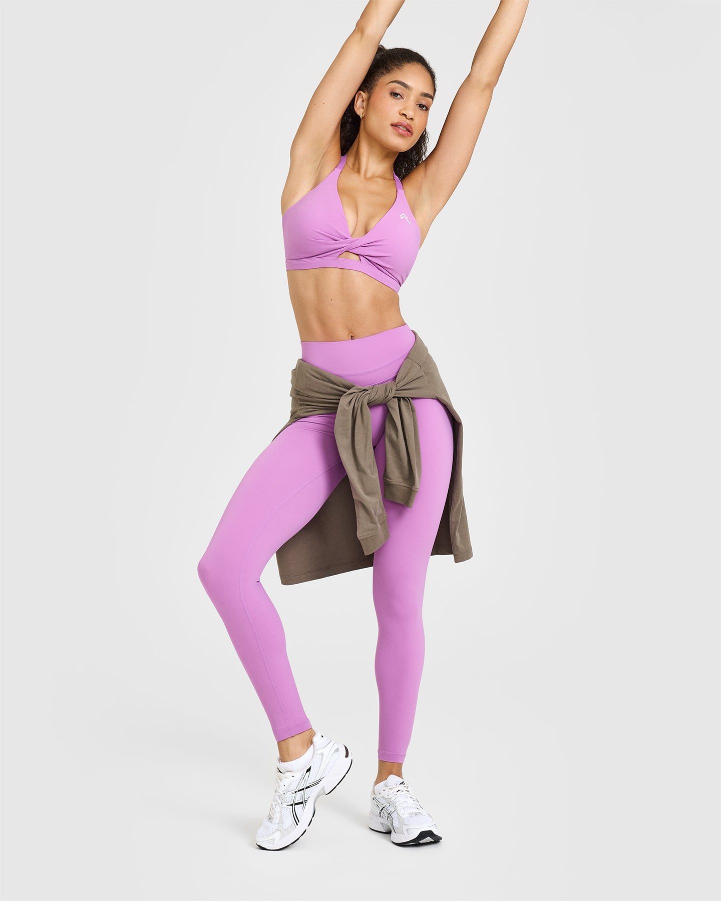 High Support Unified Twist Sports Bra for Women - Orchid Purple - Perfect for Yoga, Running & Gym Workouts