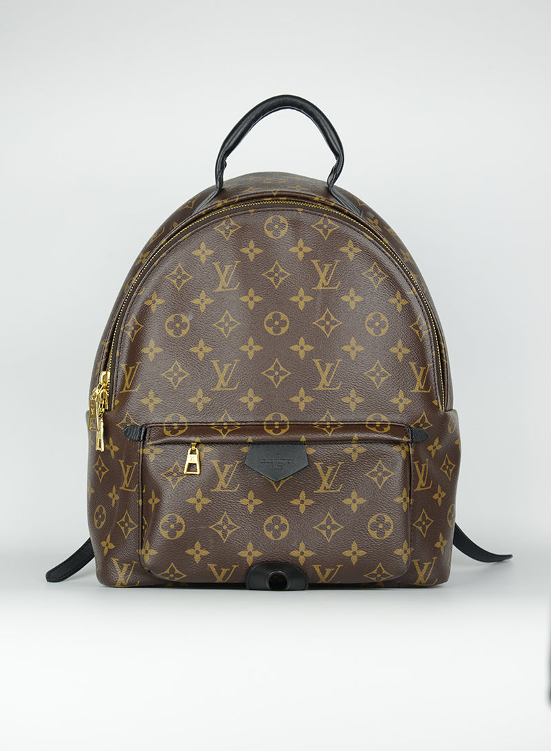 Brown Monogram Backpack for Women & Men - Stylish & Durable Daypack for Travel, Work, School & Outdoor Adventures