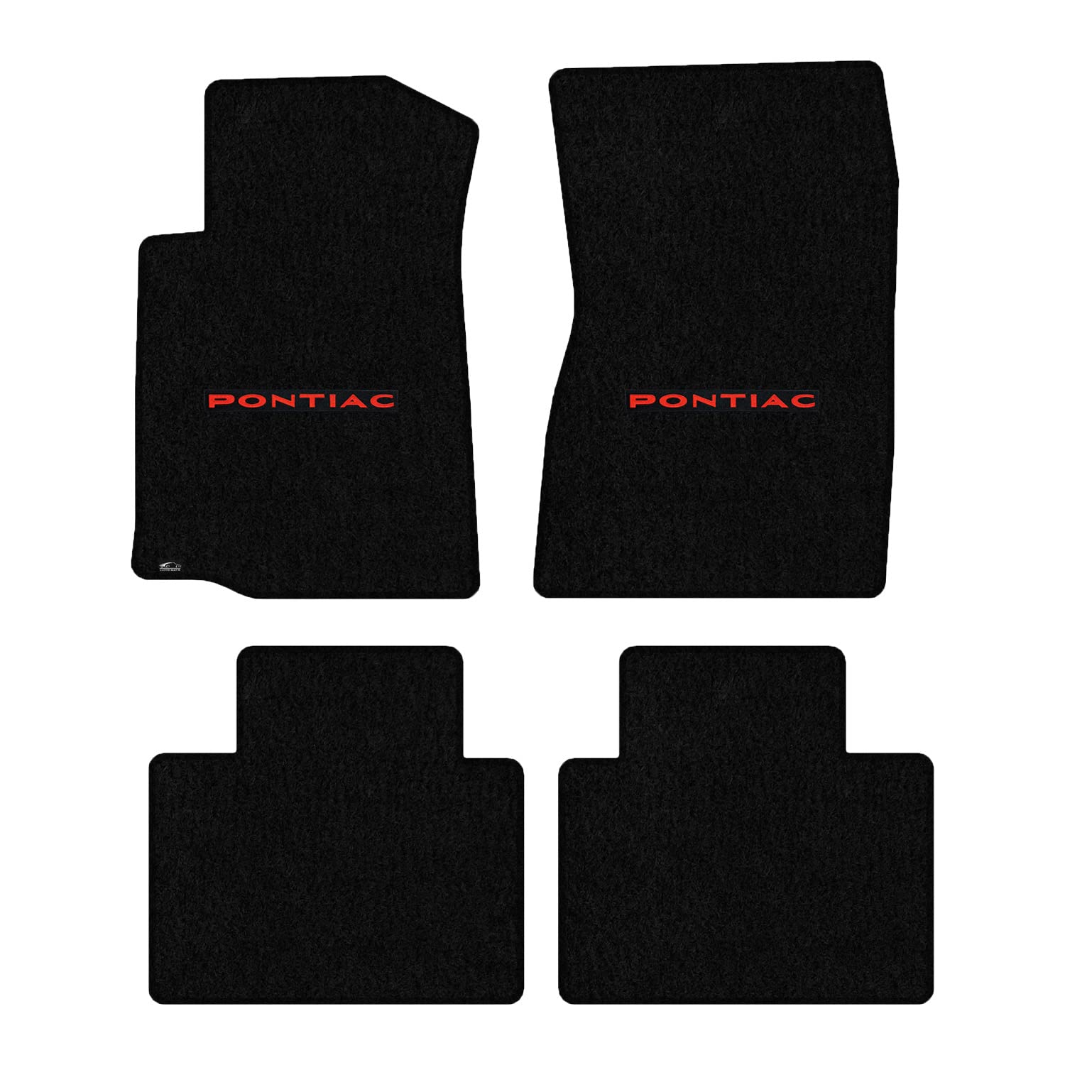Premium Custom-Fit Carpeted Floor Mats for Pontiac G8 2008-2009 - Luxury Black & Red 4-Piece Set | All-Weather Protection & Enhanced Interior Style | Perfect for Daily Commutes, Road Trips & Car Shows