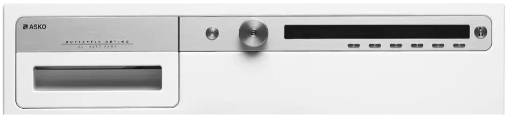 ASKO T410HDW 10kg Energy Efficient Heat Pump Dryer - Perfect for Large Families & Eco-Friendly Laundry Rooms