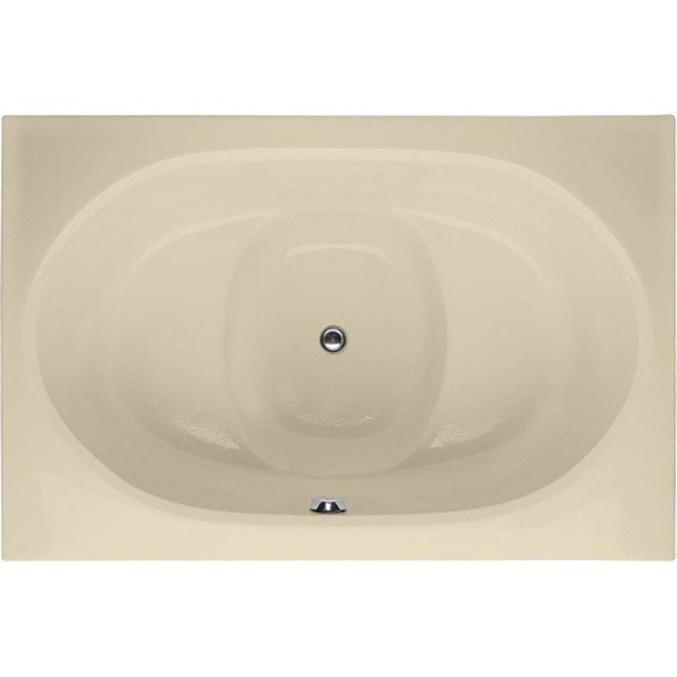 Fuji Drop-In Air Tub Designer Collection - 60x40x26 Inch Acrylic Bathtub with 8 Jets, Rectangle/Round Bone Finish - Perfect for Luxury Bathrooms & Spa Retreats