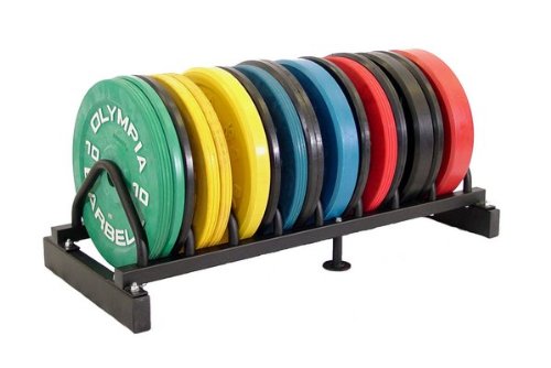 Olympic Bumper Plates - Pair of 45LB Black Rubber Weight Plates for CrossFit, Powerlifting & Home Gym - Durable & Quiet Weightlifting Equipment for Training & Fitness