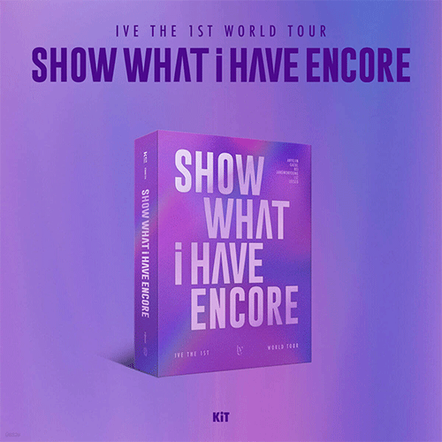 IVE THE 1ST WORLD TOUR [SHOW WHAT I HAVE ENCORE] KIT - Official Concert Video + POB (Photocard) - Perfect for K-Pop Fans & Concert Memorabilia Collectors