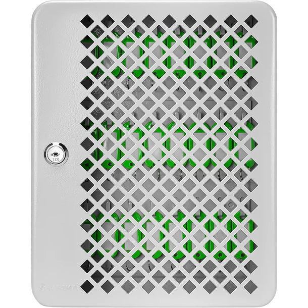 Barska CB13756 27-Key Wall Mount Key Cabinet with Mesh Front & Lock - Secure Key Storage for Home, Office, or Business Use