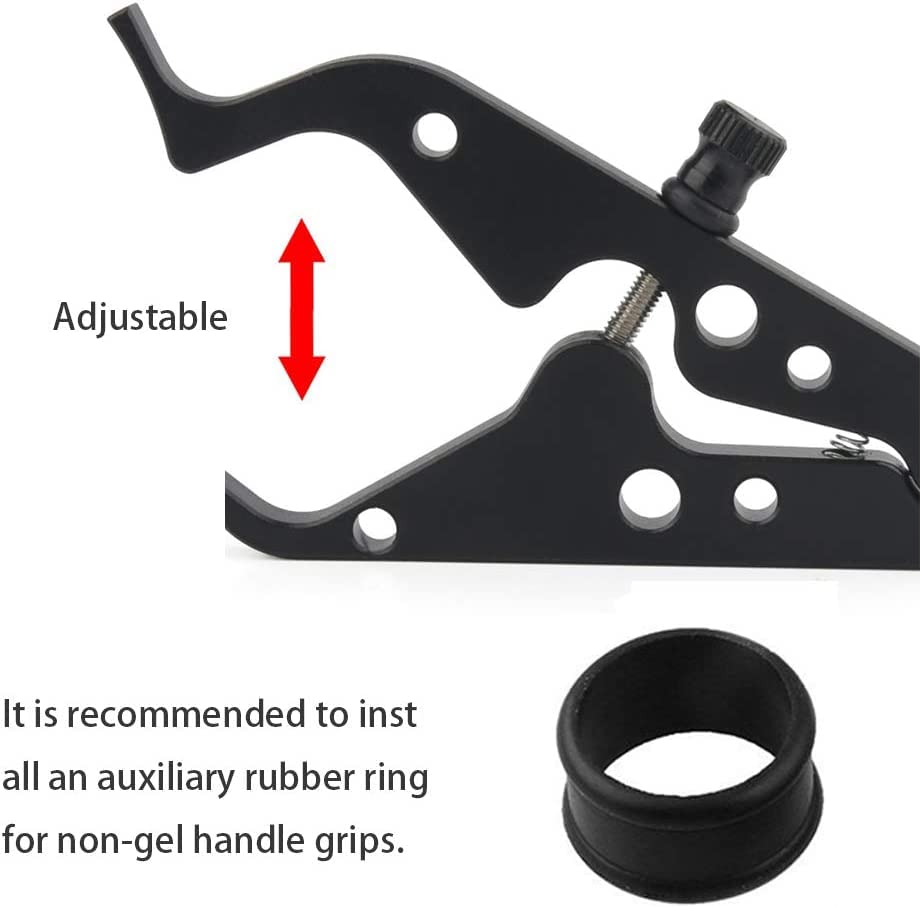 Universal Motorcycle Cruise Control Throttle Clamp - Silicone Ring Throttle Assist Wrist Support for Long Rides, Highway Cruising, and Touring