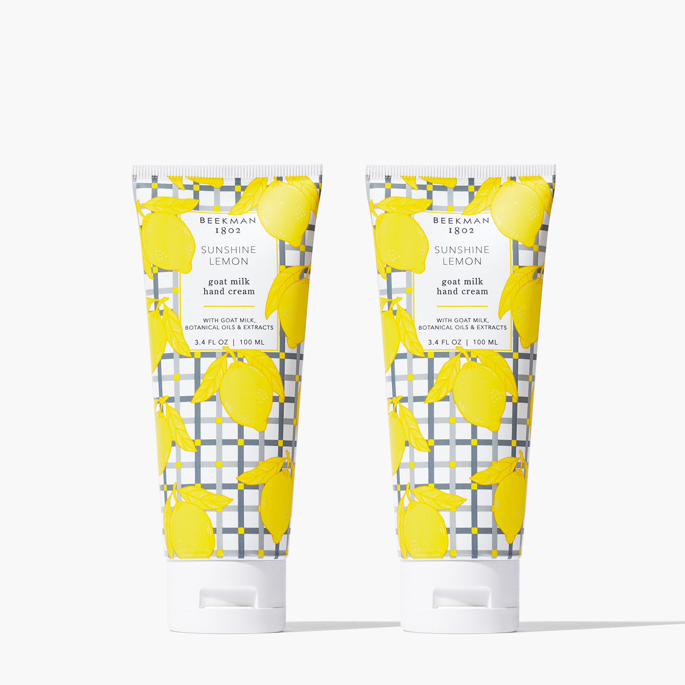 Premium Sunshine Lemon Hand Cream Set of 2 - Ultra Moisturizing & Nourishing for Dry Skin - Perfect for Office, Travel & Daily Hand Care