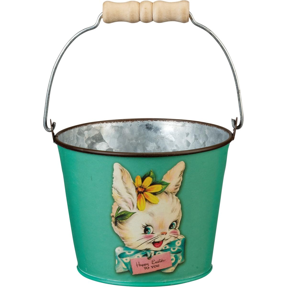 Primitives by Kathy Easter Bucket Set - Decorative Easter Baskets for Home Decor, Spring Table Centerpiece, and Easter Egg Hunt Supplies