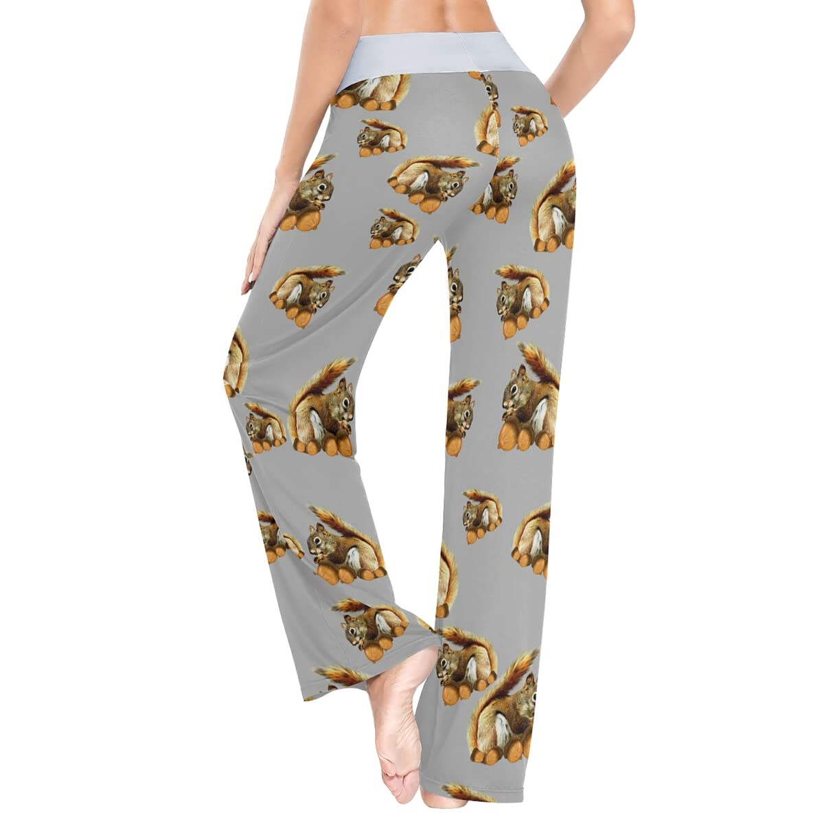 Women's Loose Casual Comfy Pajama Pants with Drawstring - Wide Leg Palazzo Lounge Pants for Sleep, Yoga & Home Relaxation