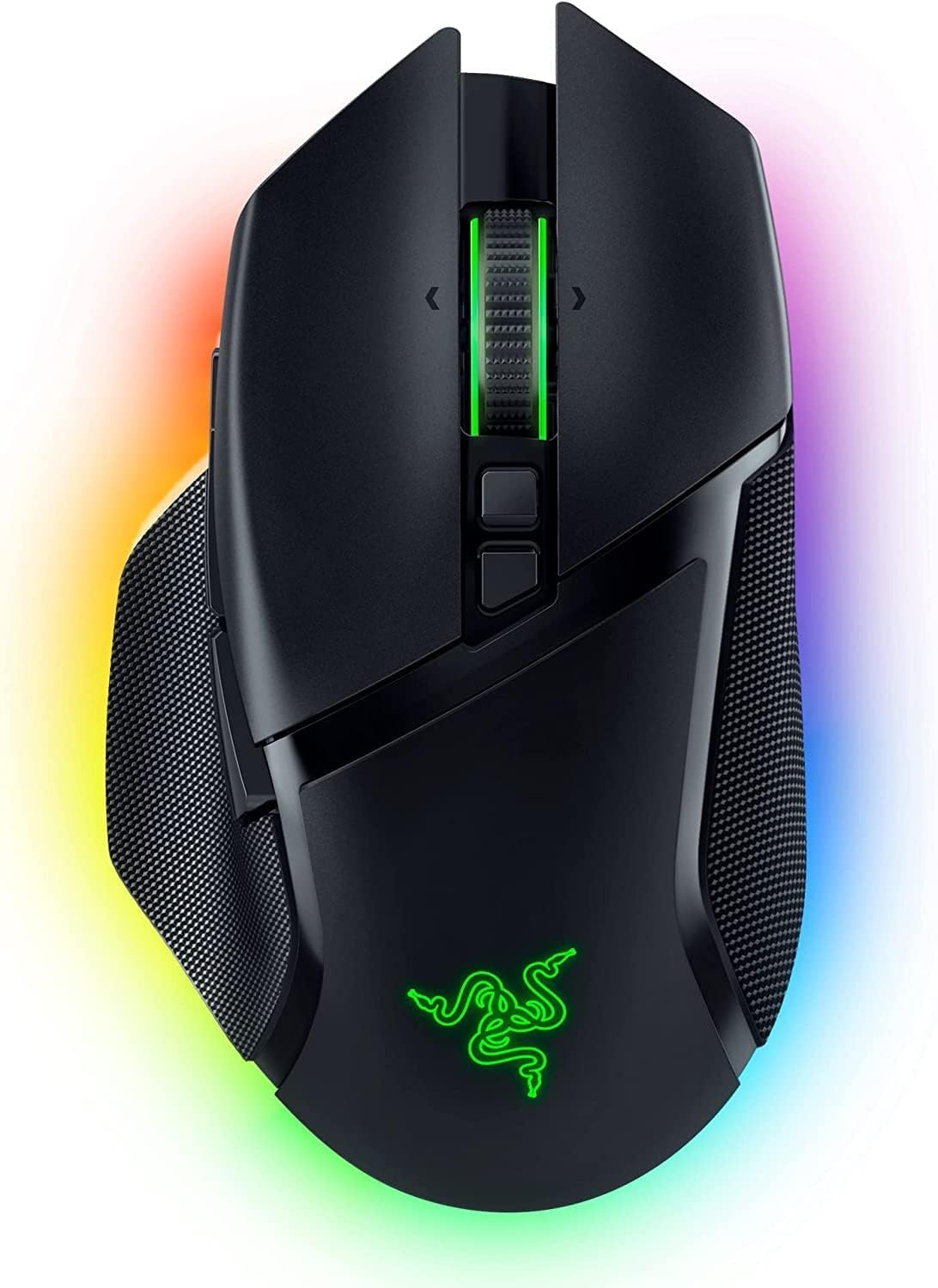 Razer Basilisk V3 Pro Wireless Gaming Mouse with Dock & Charging Puck - Ergonomic RGB Mouse for PC Gaming, Work & Productivity
