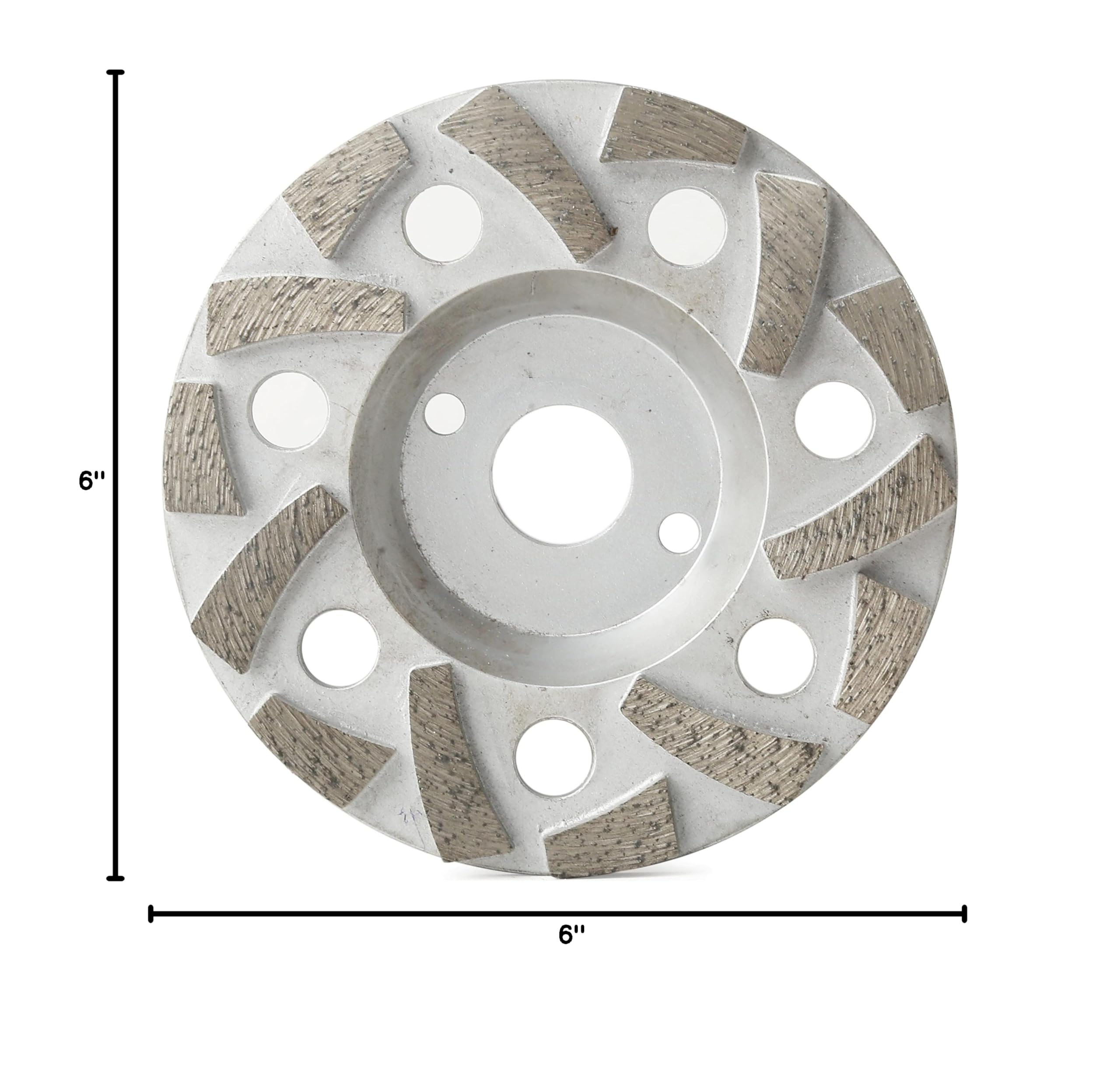 6 Inch Turbo Row Diamond Cup Wheel TR100 - Concrete & Stone Grinding Disc for Angle Grinder | Perfect for Surface Preparation, Masonry Work & DIY Renovations