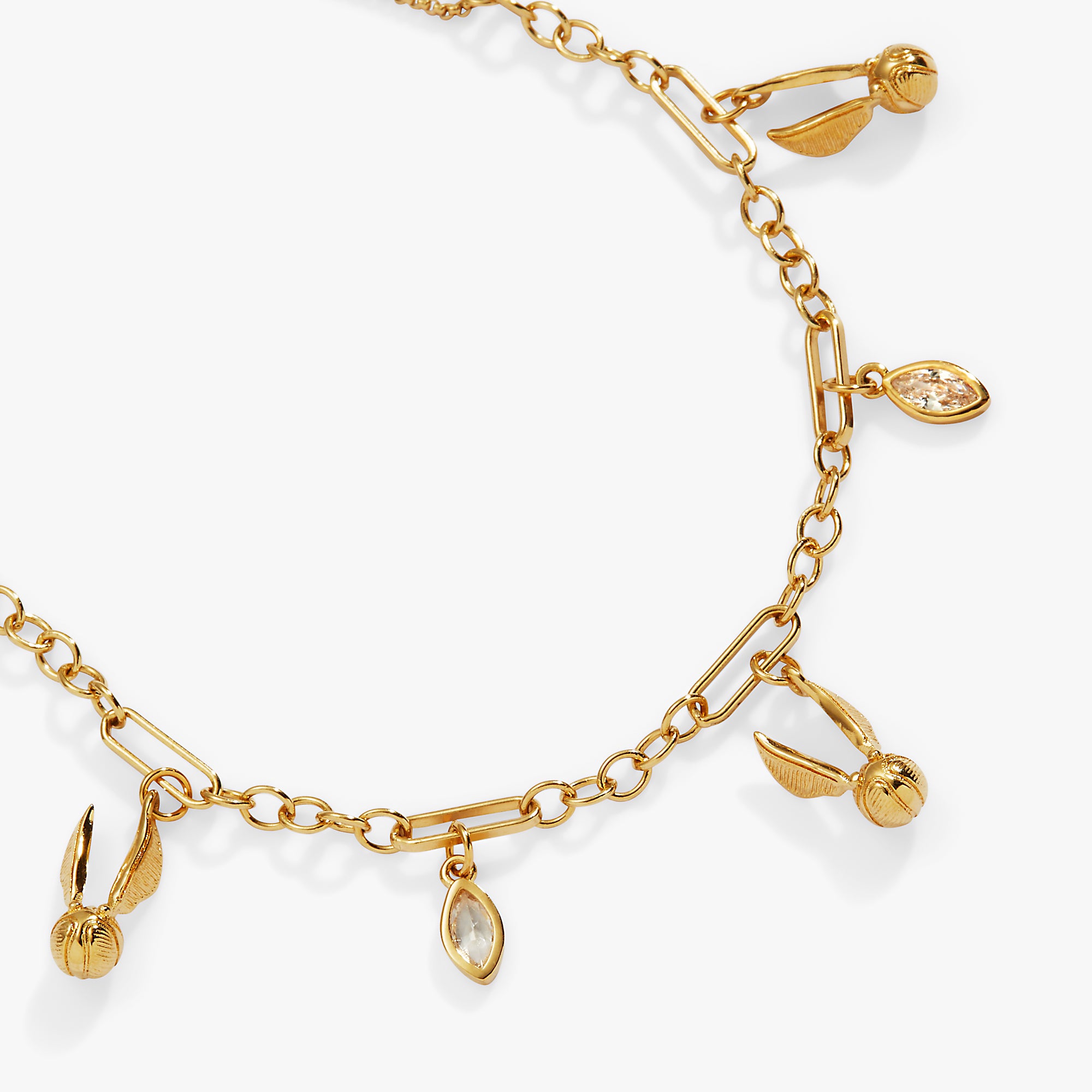 Harry Potter™ Golden Snitch Bracelet - Official Wizarding World Jewelry for Women & Men - Perfect for Cosplay, Halloween Costume & Potterhead Gifts