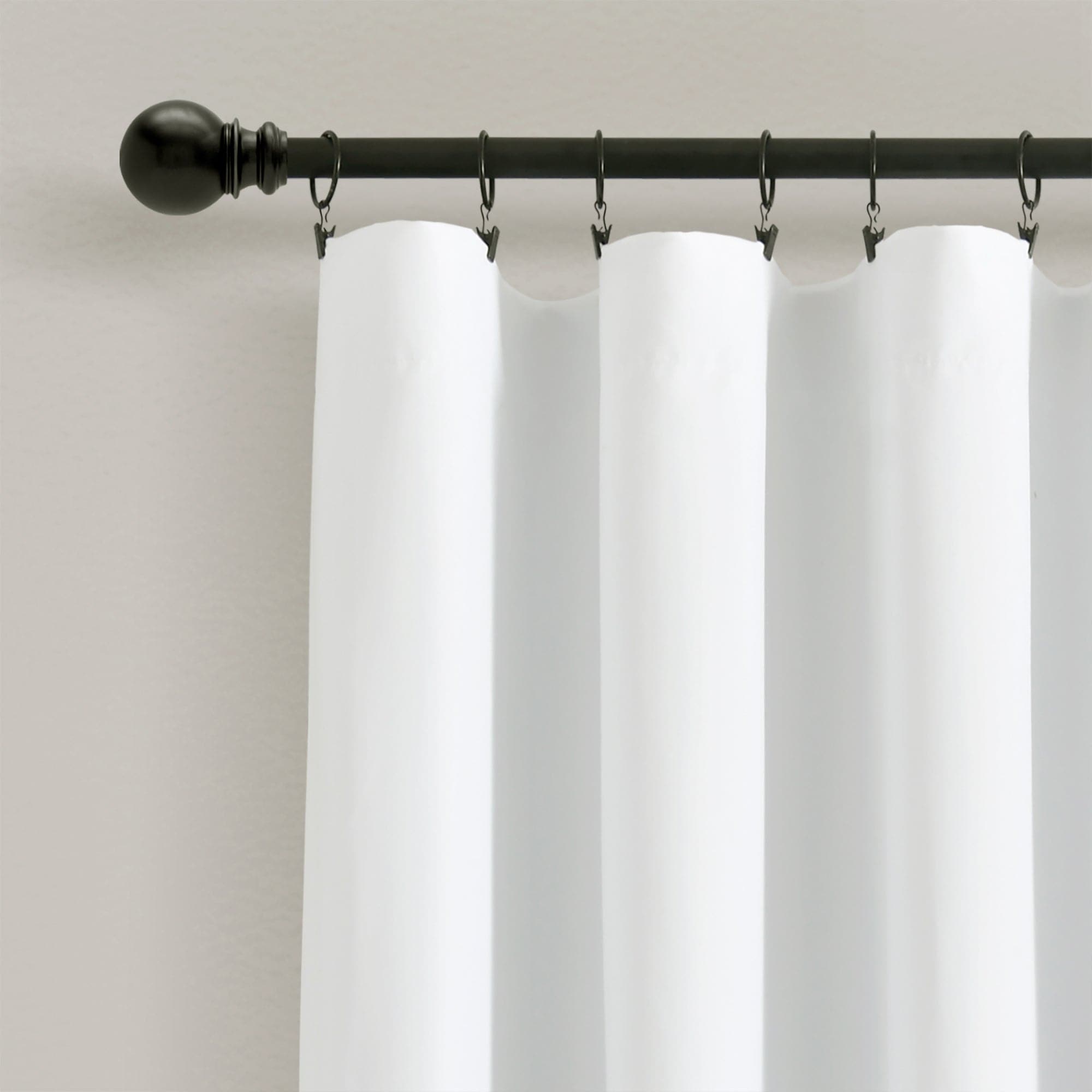Allison Ruffle 100% Blackout Window Curtain Panel - Thermal Insulated Room Darkening Drapes for Bedroom, Living Room & Nursery - Noise Reducing & Energy Efficient Home Decor