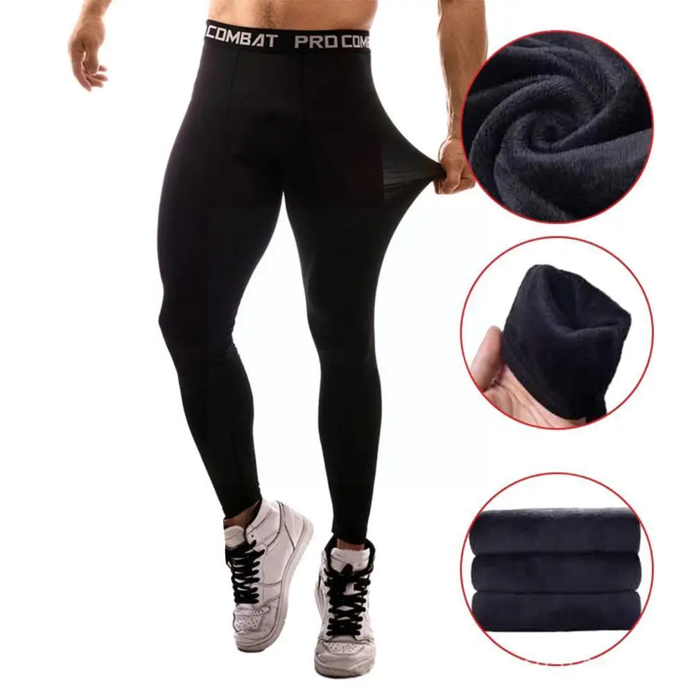 Men's Compression Leggings for Running & Workout - High-Performance Sports Tights for Men - Gym, Jogging, Training & Active Wear