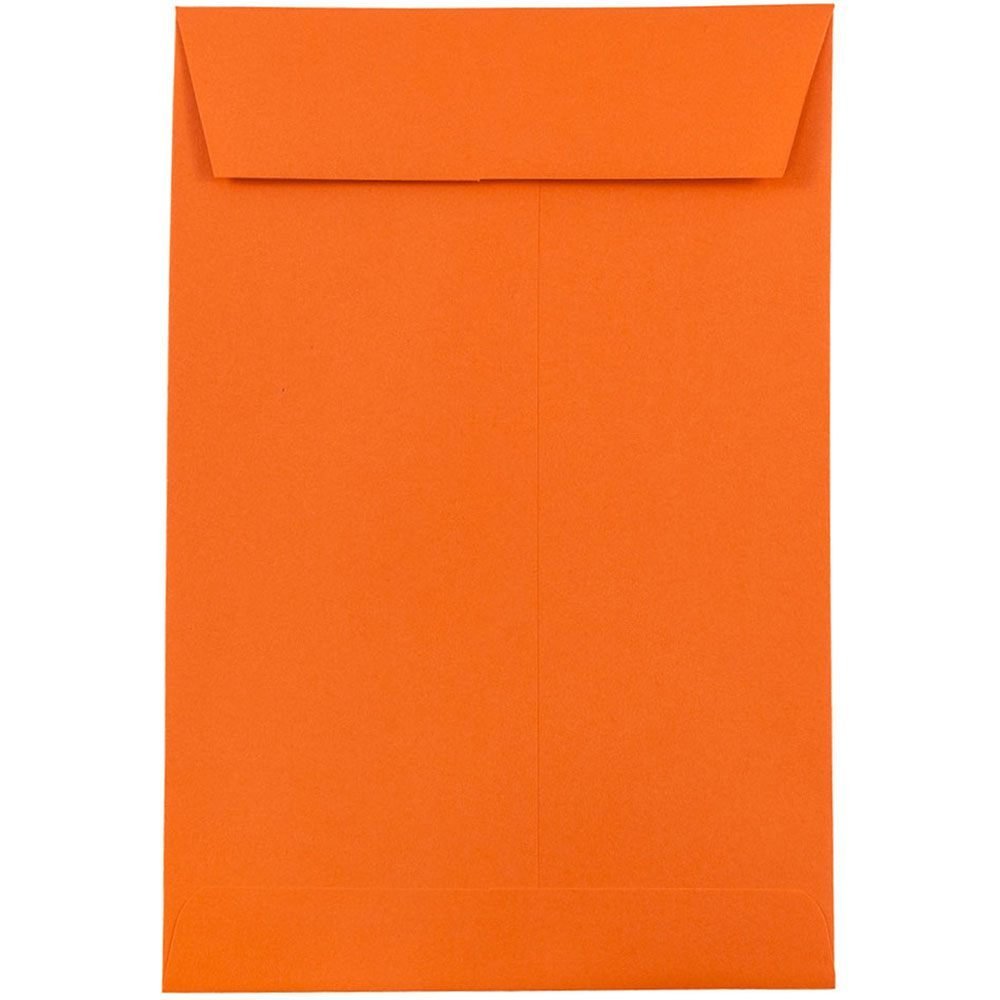 Premium 6x9 Open-End Catalog Envelopes - Orange Recycled Paper - Bulk Pack of 1000 - Perfect for Mailing, Business Correspondence & Direct Marketing Campaigns