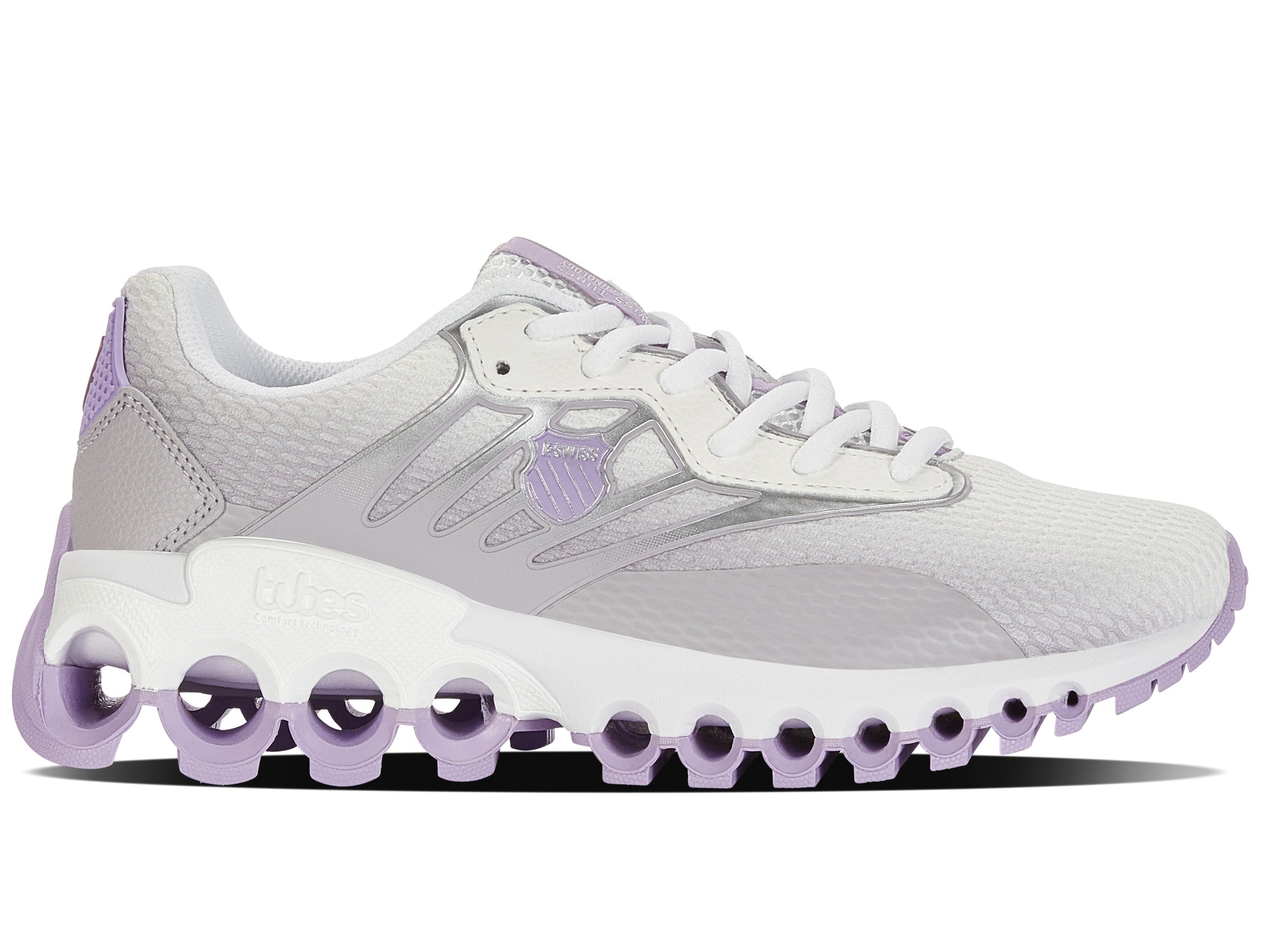 97924 171 M | Sport Tubes | Blanc de Blanc/Raindrops/Purple Rose | Perfect for Running, Gym & Outdoor Activities