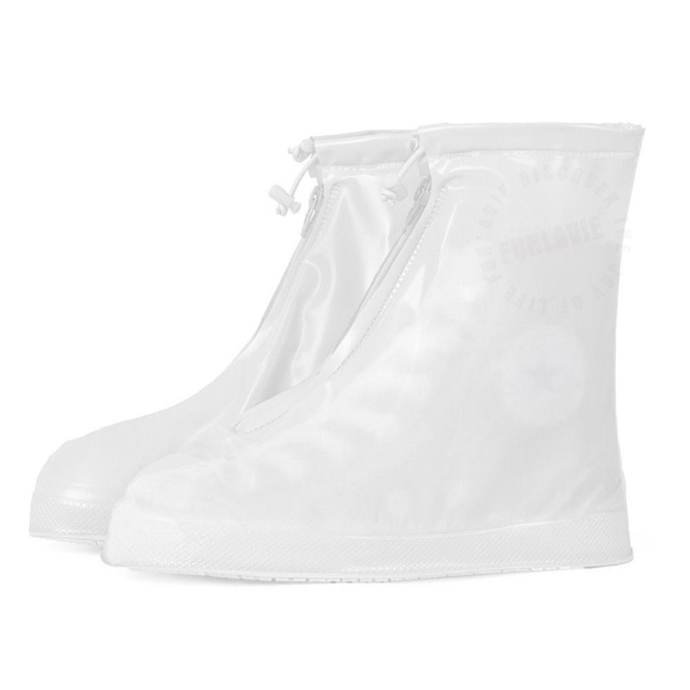 Non-Slip Reusable Waterproof Rain Shoe Covers for Women & Men - Perfect for Walking in Wet Weather, Commuting, and Outdoor Activities