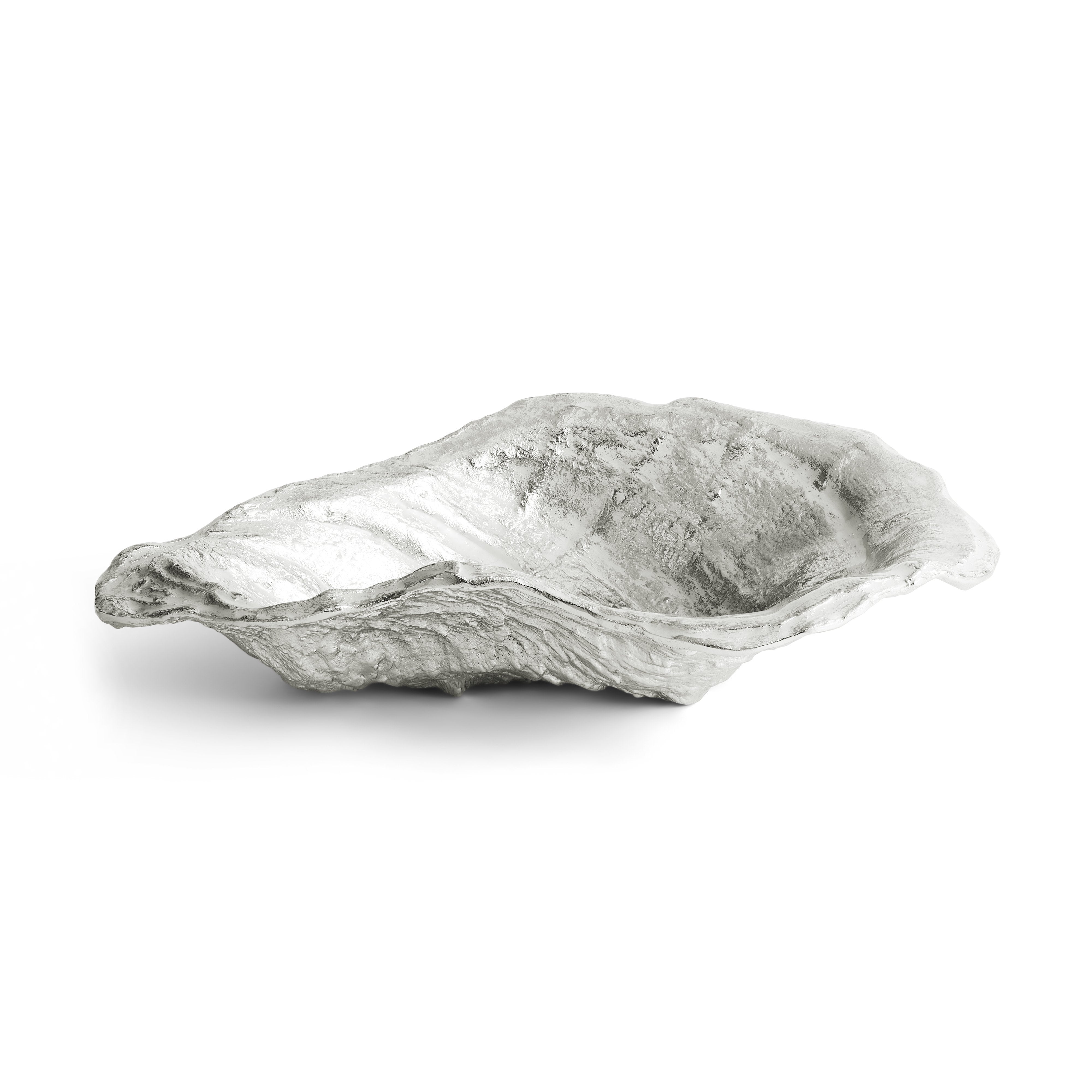 Ocean Reef Oyster Shell Bowl - Natural Decorative Serving Dish for Seafood, Sushi & Appetizers - Perfect for Beach Weddings, Coastal Home Decor & Party Platters