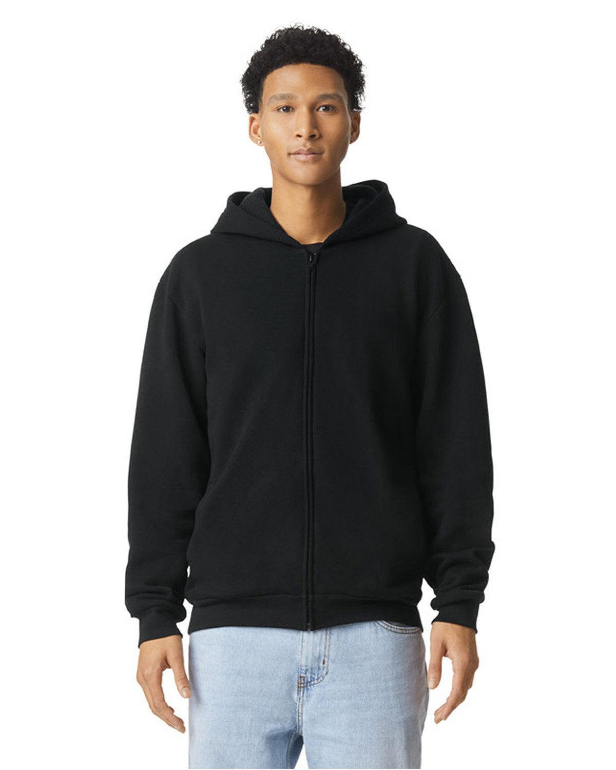 American Apparel RF497 ReFlex Fleece Unisex Full Zip Hoodie - Soft & Warm Fleece Jacket for Men & Women | Perfect for Outdoor Activities, Gym, and Casual Wear