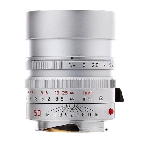 Leica Summilux-M 50mm f/1.4 ASPH. Silver Lens 11892 - Premium Fast Prime Lens for Leica M Mount Cameras, Perfect for Low Light Photography, Portraits & Street Shooting