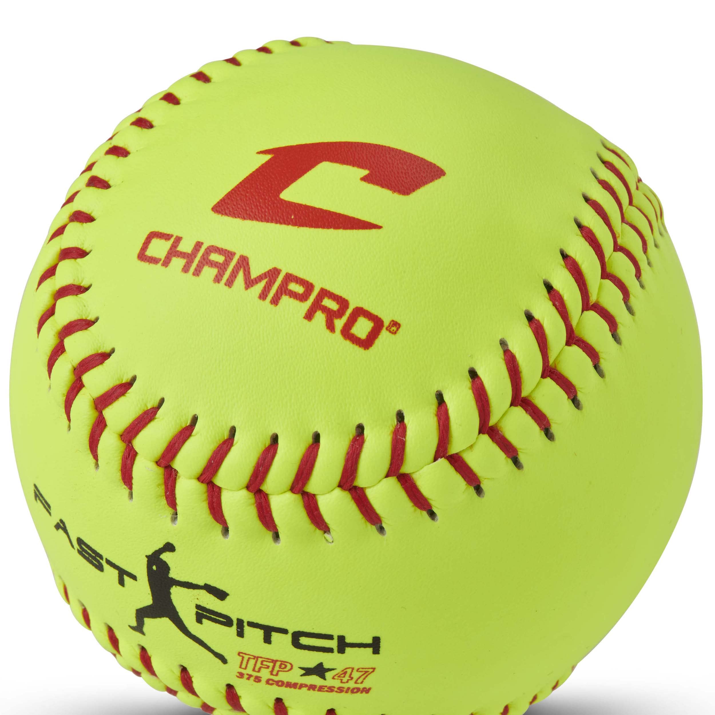 Champro Poly Leather Cover - Durable Synthetic Leather Red Set for Sports Equipment Protection | Perfect for Baseball, Softball, and Gym Gear Storage