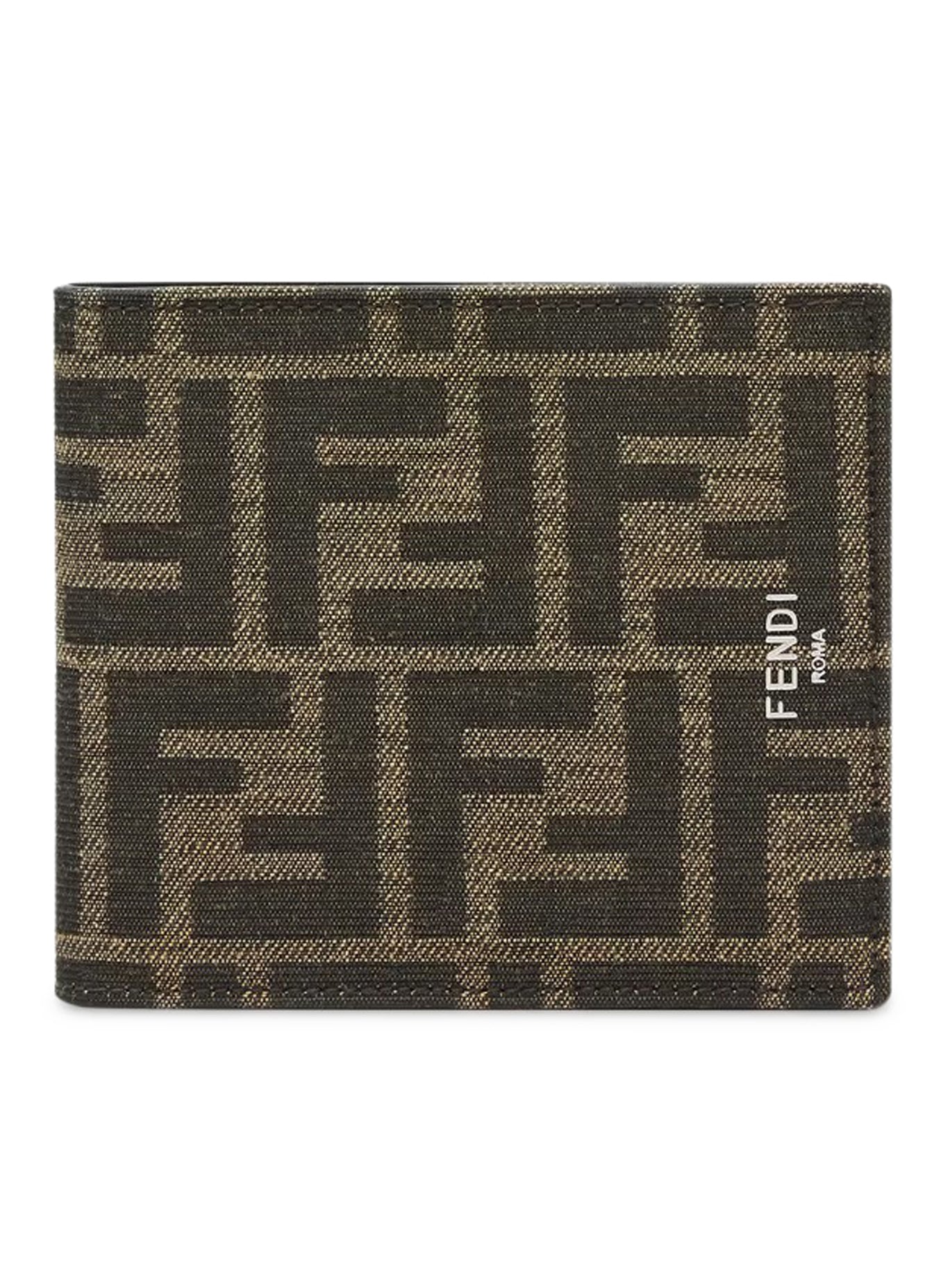 FENDI FF Jacquard Wallet for Women & Men | Luxury Designer Wallet with Signature Monogram | Perfect for Everyday Use, Travel & Gifting