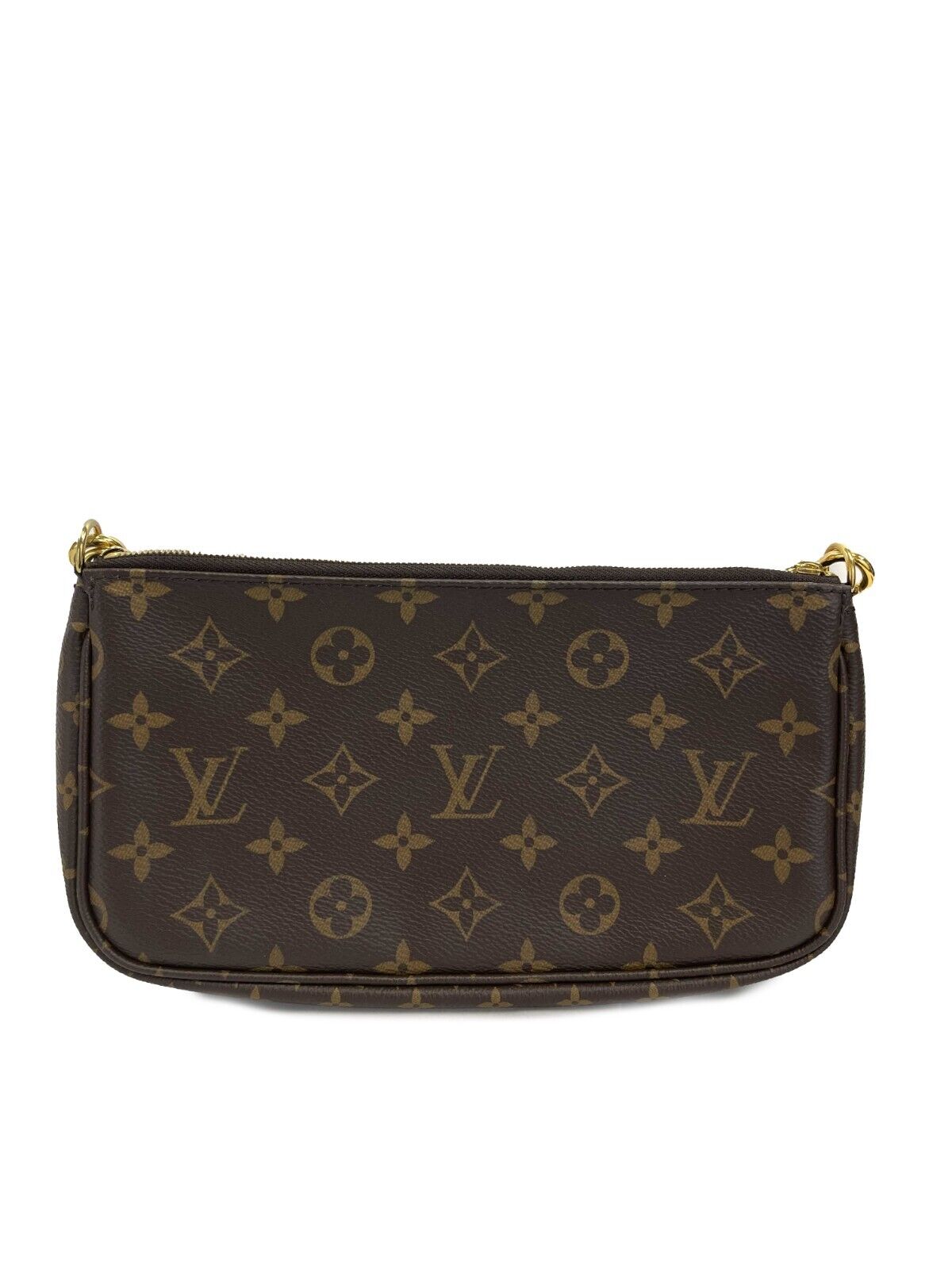 Louis Vuitton Multi Pochette Accessories Crossbody Bag - Light Pink & Brown Monogram Canvas | Perfect for Everyday Use, Travel & Fashion Outfits