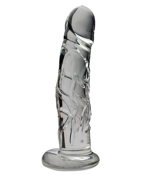 Realistic Blown Glass Medium Clear Vase - Perfect for Home Decor, Wedding Centerpieces & Floral Arrangements