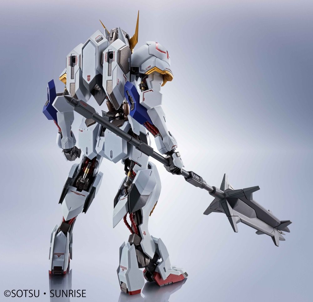 Bandai Metal Robot Spirits Gundam Iron Blooded Orphans ASW-G-08 Gundam Barbatos (1st-4th Form) Action Figure - High-Quality Collectible Model Kit for Anime Fans & Display | Perfect for Home Decor, Office Display & Gundam Collections