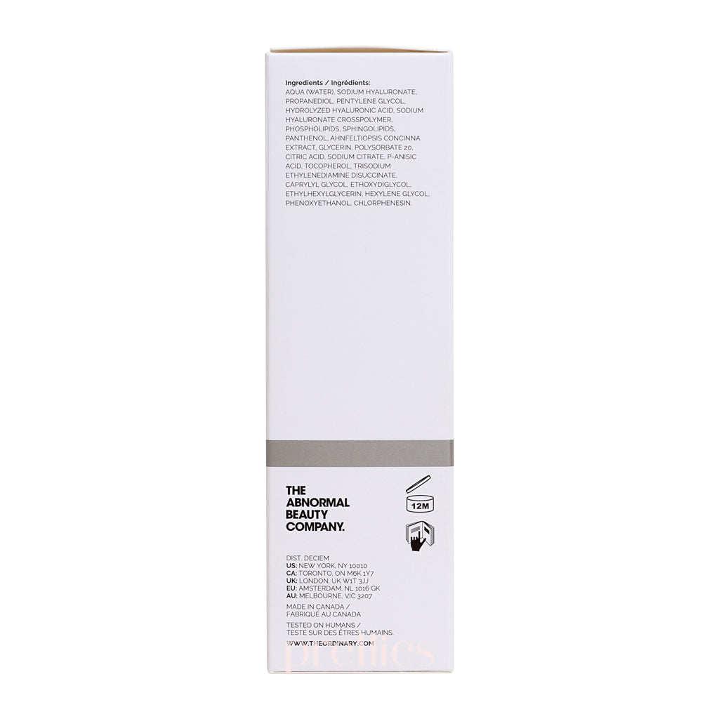 The Ordinary Hyaluronic Acid 2% + B5 Serum 60ml - Hydrating Facial Serum for Dry Skin, Anti-Aging & Plumping - Perfect for Daily Skincare Routine & Night Care