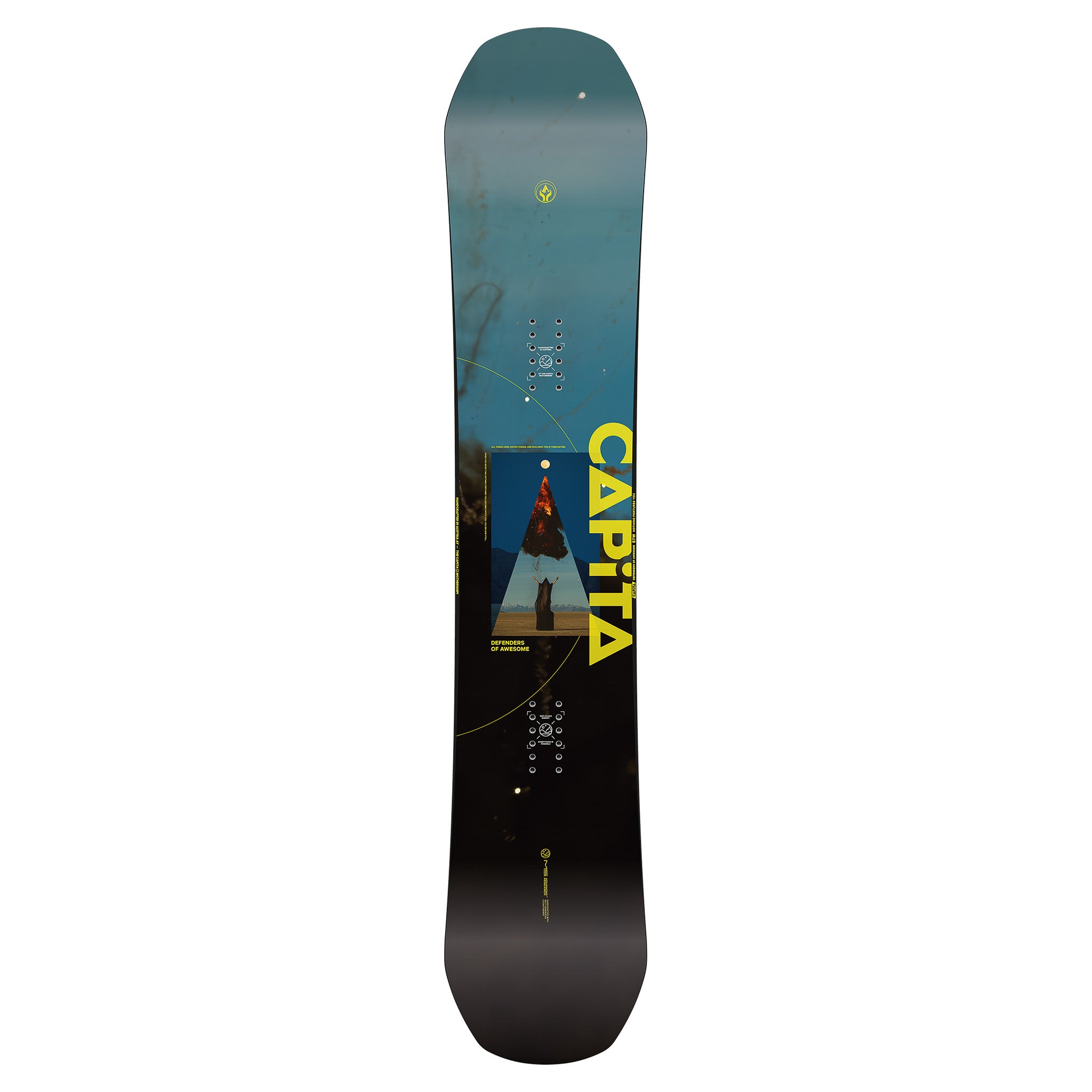 CAPiTA Defenders Of Awesome Snowboard 2025 - Premium All-Mountain Freestyle Snowboard for Men & Women - Perfect for Park, Powder & Freeride Adventures