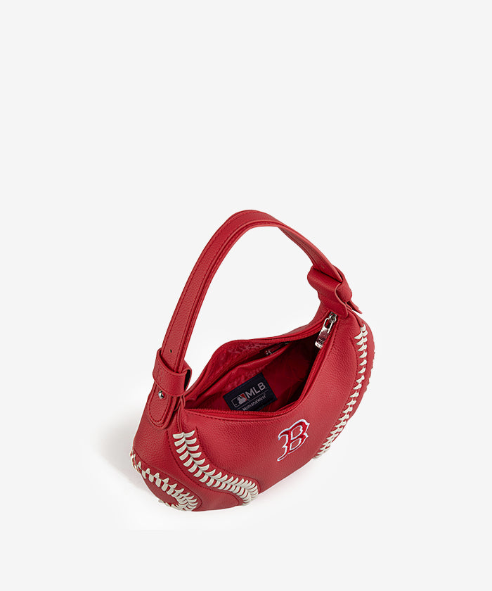 MLB Boston Red Sox Team Hobo Bag - Official Licensed Baseball Shoulder Bag for Women & Men - Perfect for Games, Travel & Daily Use