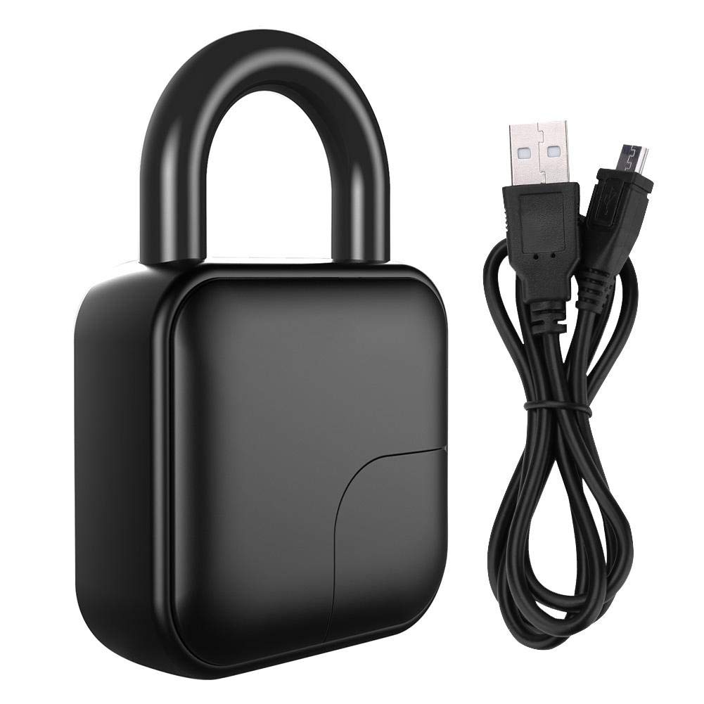 Smart Fingerprint Padlock - Keyless Electronic Lock with Anti-Theft Protection for Gym Lockers, Home Doors, Backpacks & Suitcases | Secure Your Valuables Anywhere