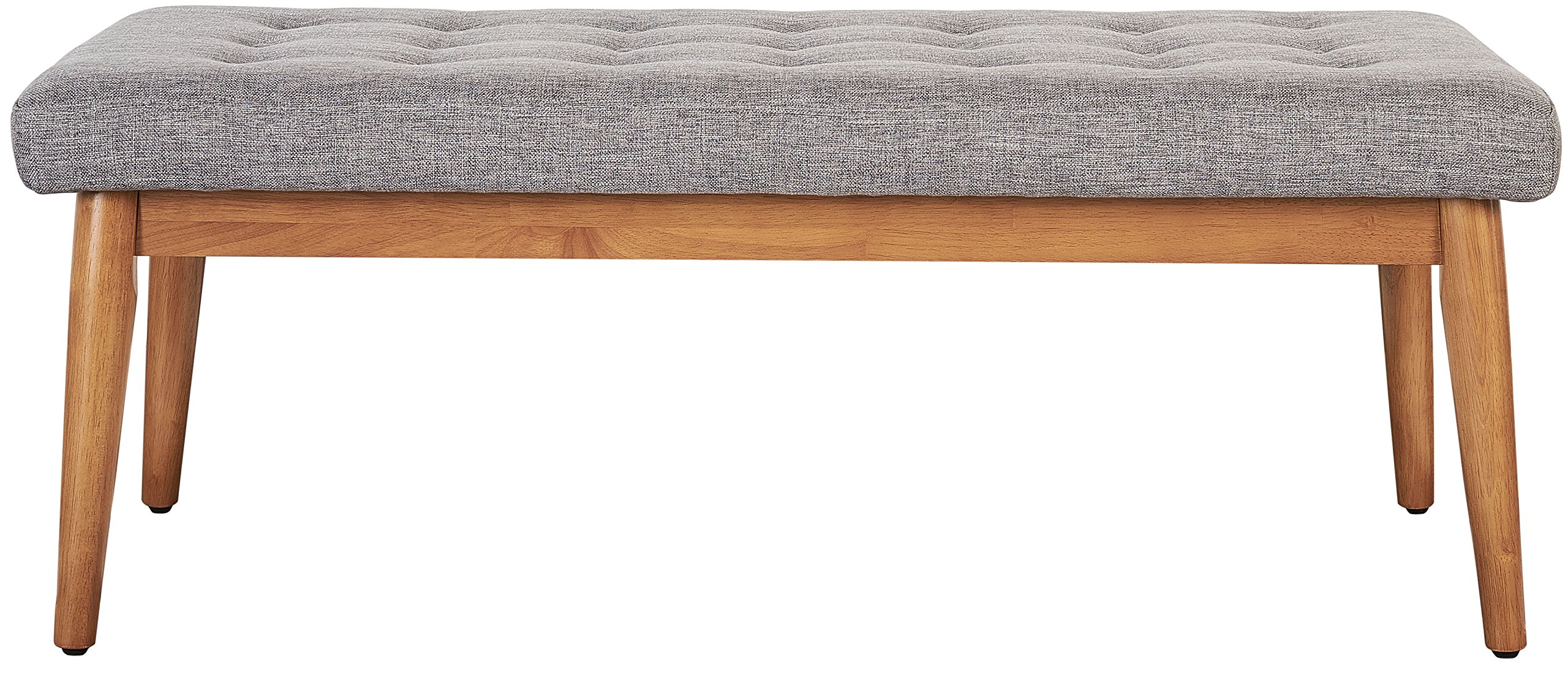 Crosley Furniture Landon Solid Wood Dining Bench - Entryway, Mudroom, Kitchen, or Dining Room Seating - Acorn Finish - Rustic Farmhouse Style for Home Decor