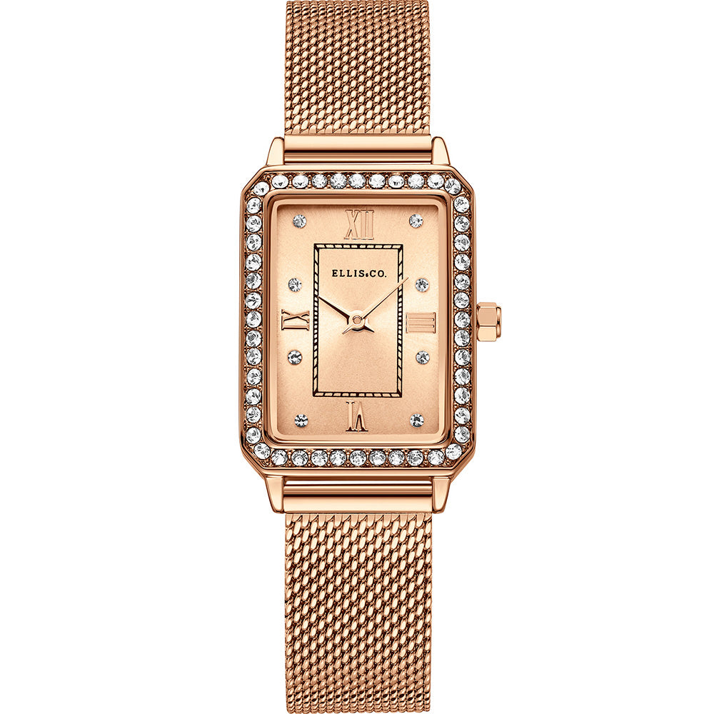 Ellis & Co Women's Fashion Watch - Elegant Analog Wristwatch with Stainless Steel Band for Ladies | Perfect for Office, Party & Everyday Wear