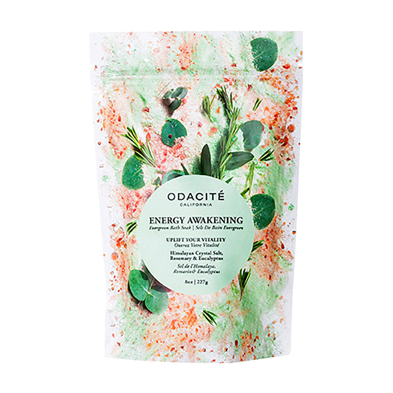 Energy Awakening Evergreen Bath Soak - Relaxing Detox Bath Salts with Essential Oils for Stress Relief & Muscle Recovery | Perfect for Spa Night, Self-Care & Gift Giving