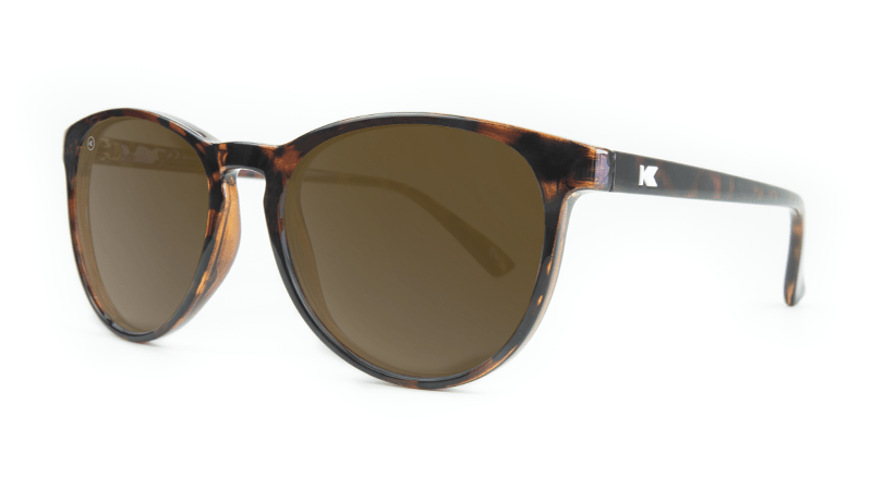 Mai Tais Sunglasses - Glossy Tortoise Shell & Amber Frame - Stylish UV Protection Shades for Women & Men - Perfect for Beach, Driving, and Outdoor Activities