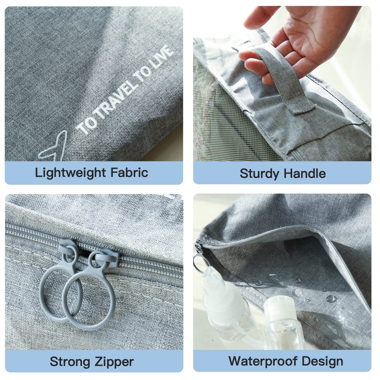 9-Piece Packing Cubes Set - Premium Travel Organizer for Luggage & Suitcases | Cruise Essentials & Vacation Must-Haves | Lightweight Packing Bags for Clothes & Accessories (Grey) - Perfect for Business Trips, Family Vacations & Backpacking Adventures