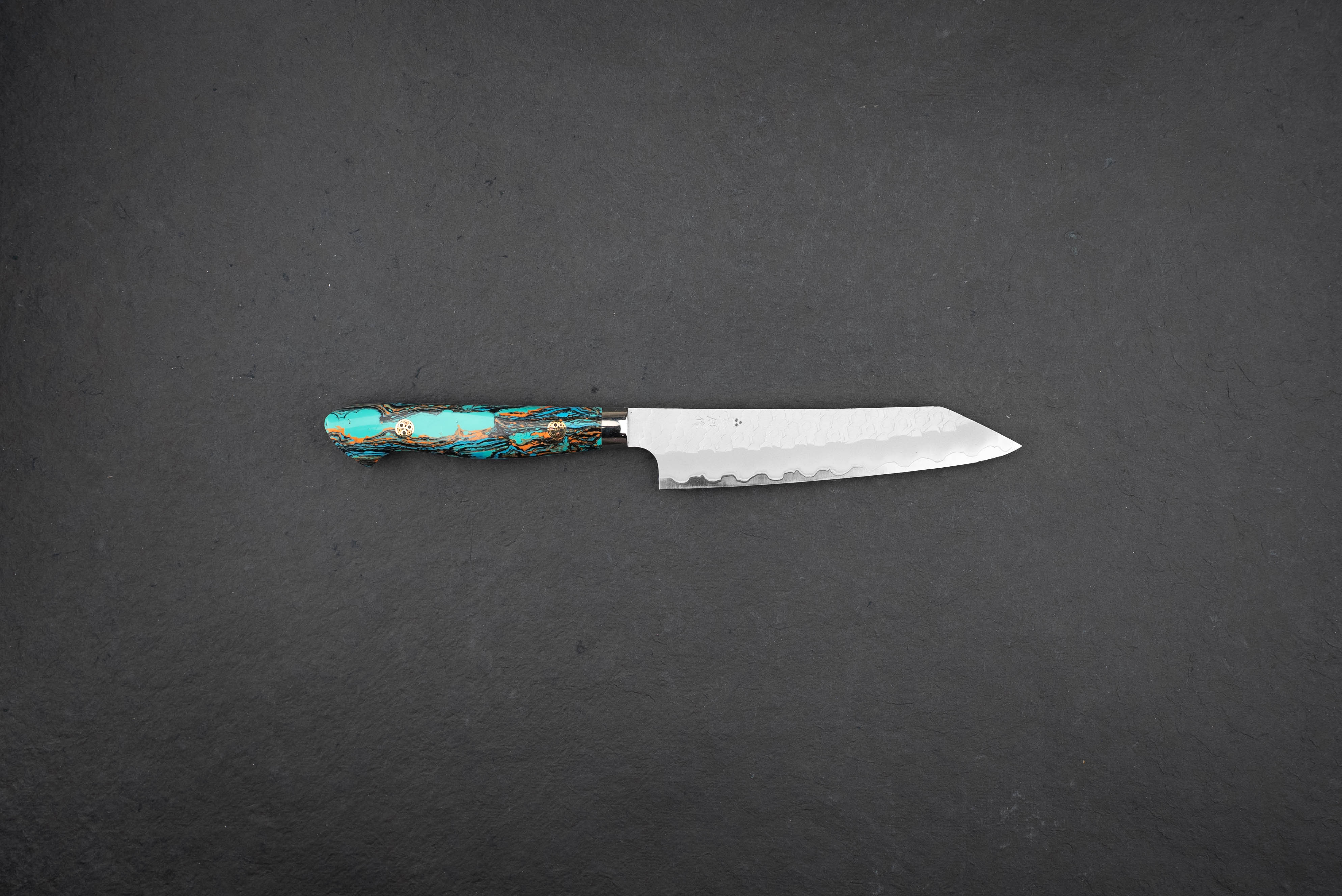 Nigara SG2 Migaki Tsuchime Western Kiritsuke Petty Knife 150mm - Premium Japanese Kitchen Knife for Slicing, Peeling & Precision Tasks - Perfect for Chefs & Home Cooking