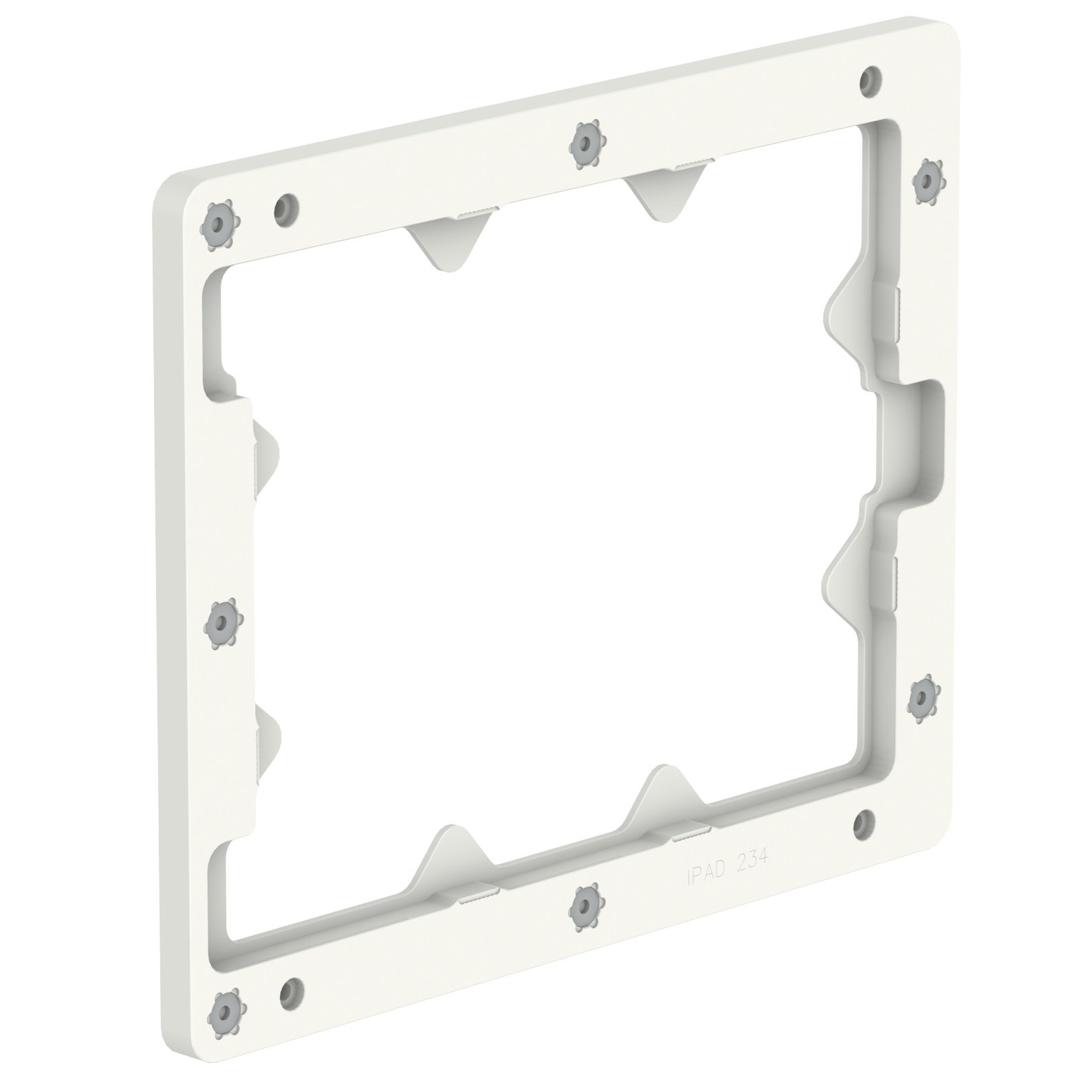 VidaMount White On-Wall Tablet Mount Holder - Compatible with iPad 2, iPad 3, iPad 4 - Secure Wall Mount for Home, Office & Kitchen Use