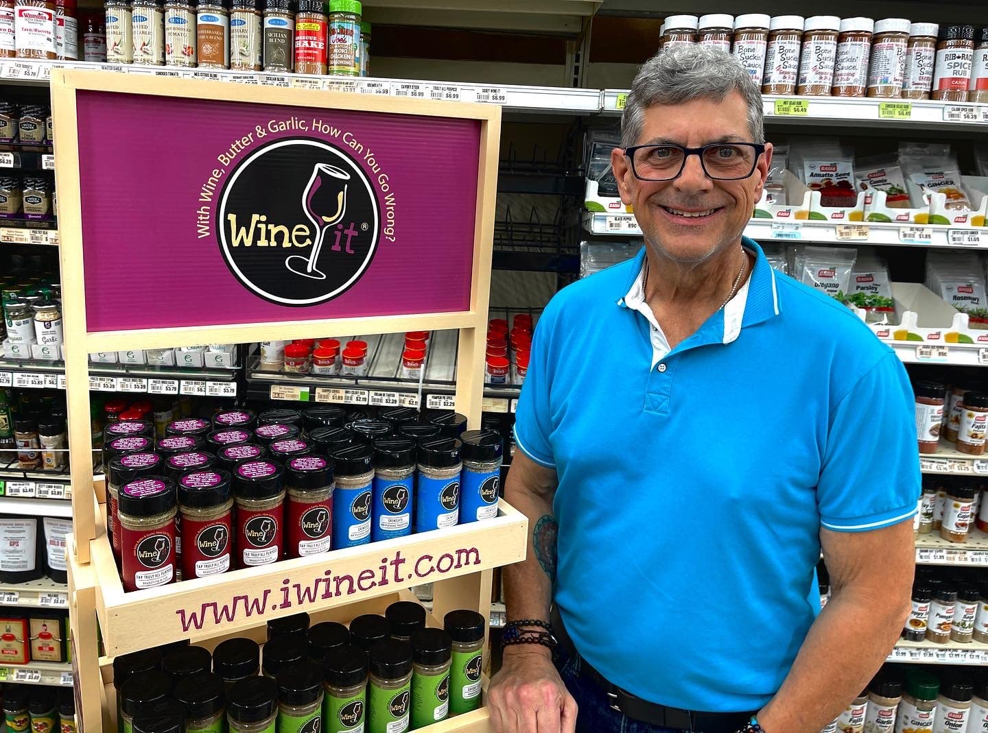 Wine It SAVORY STEER Seasoning & Rub - Premium Meat Spice Blend for Beef, Game, Tuna, Salmon & Chicken | Perfect for Grilling, BBQ, Roasting & Home Cooking