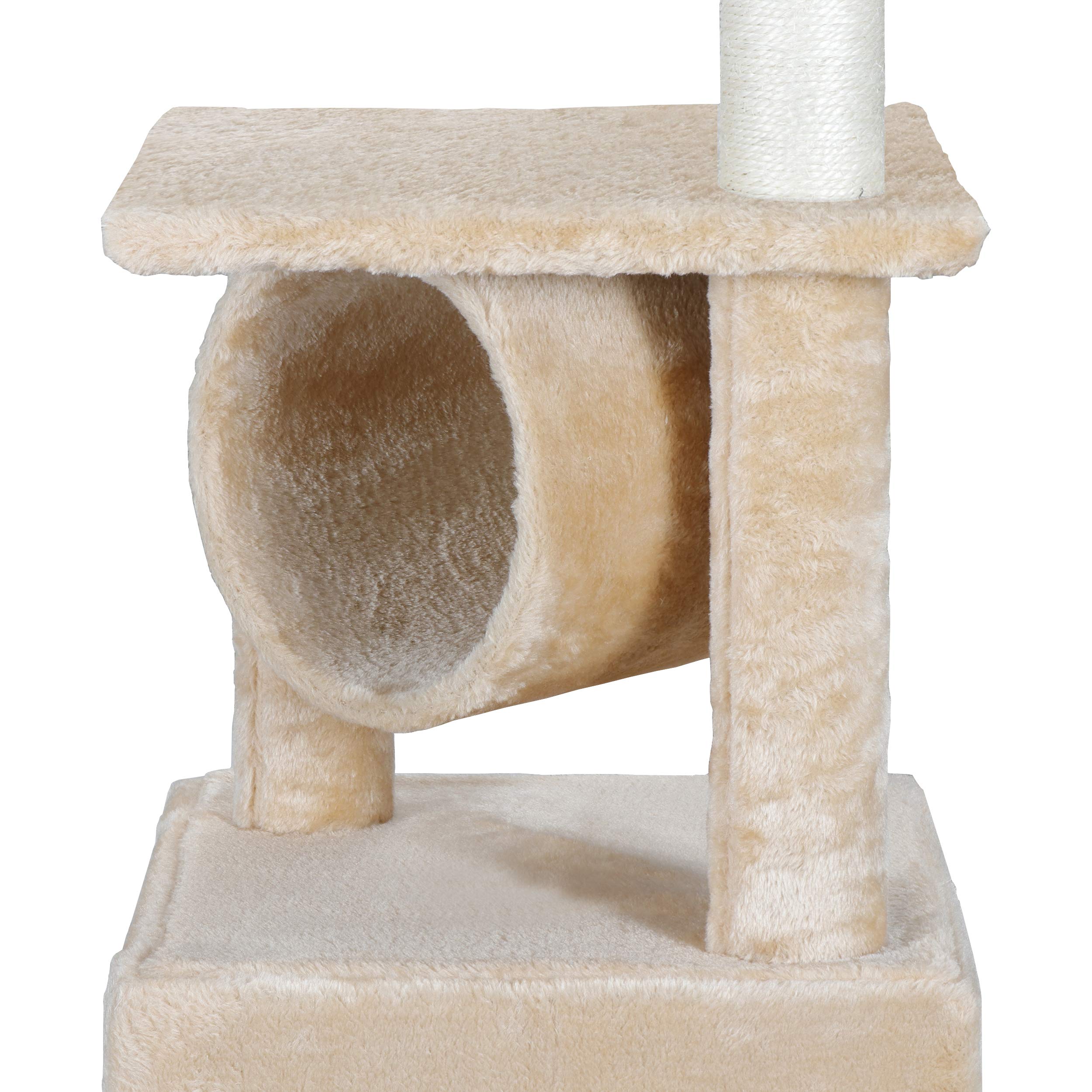 Nova Microdermabrasion Cat Tree for Indoor Cats - 36 Inch Tall Cat Tower with Scratching Posts & Ultra Soft Plush Covering - Durable Cat Condo Furniture for Kittens & Adult Cats - Perfect for Play, Rest & Climbing in Home or Office