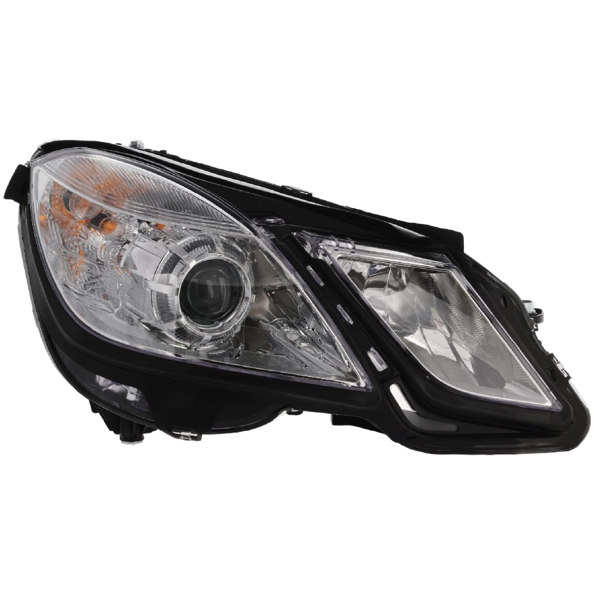 BAP For Mercedes E-Class 10-13 Right Headlight Assembly - Halogen Headlamp Replacement (Sedan/Wagon) Without Cornering Lamps | CAPA Certified | Perfect for Night Driving & Vehicle Restoration