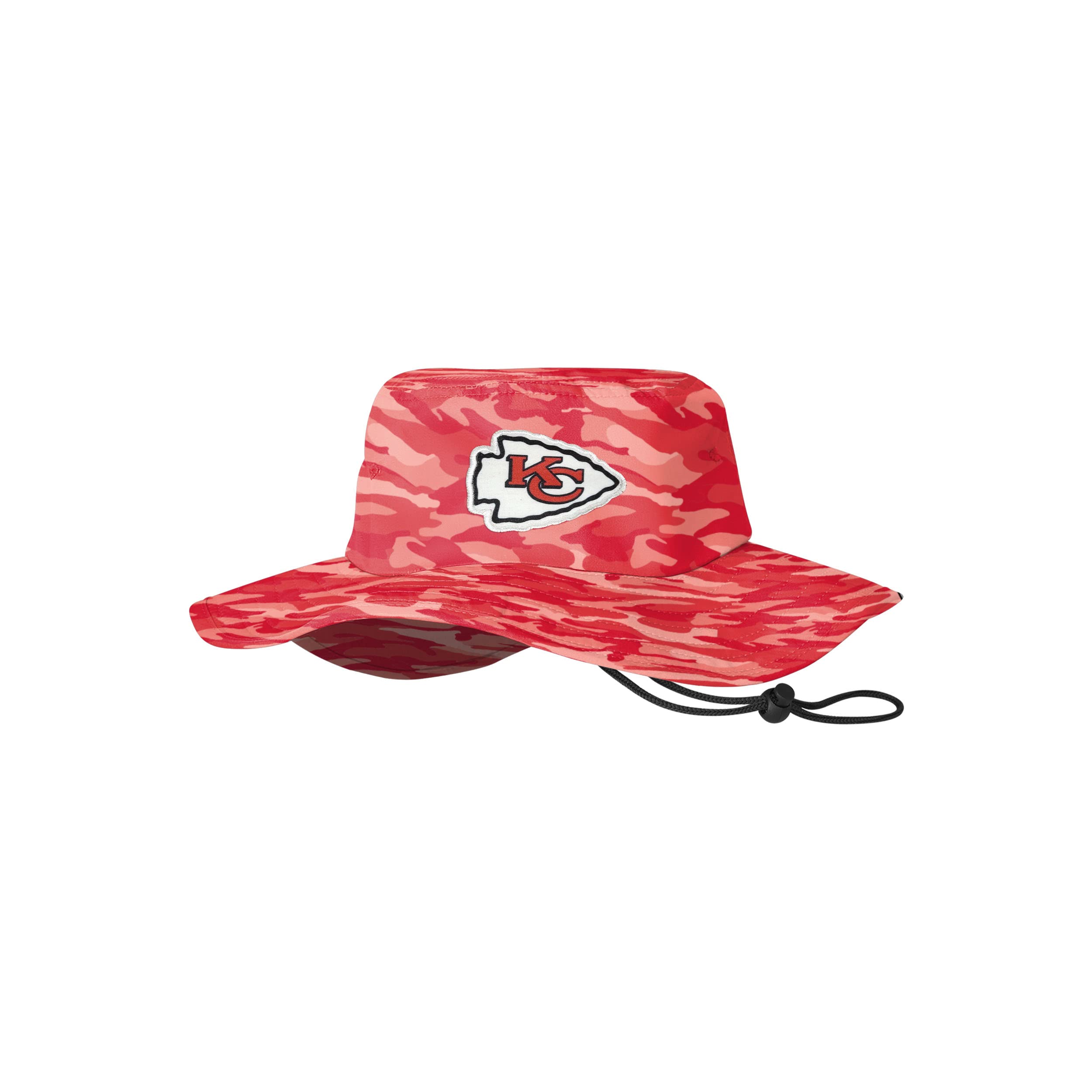 FOCO Men's NFL Team Logo Sport Outdoor Sun Bucket Boonie Hat - Lightweight Breathable Fishing Hat for Beach, Hiking, Camping & Outdoor Activities