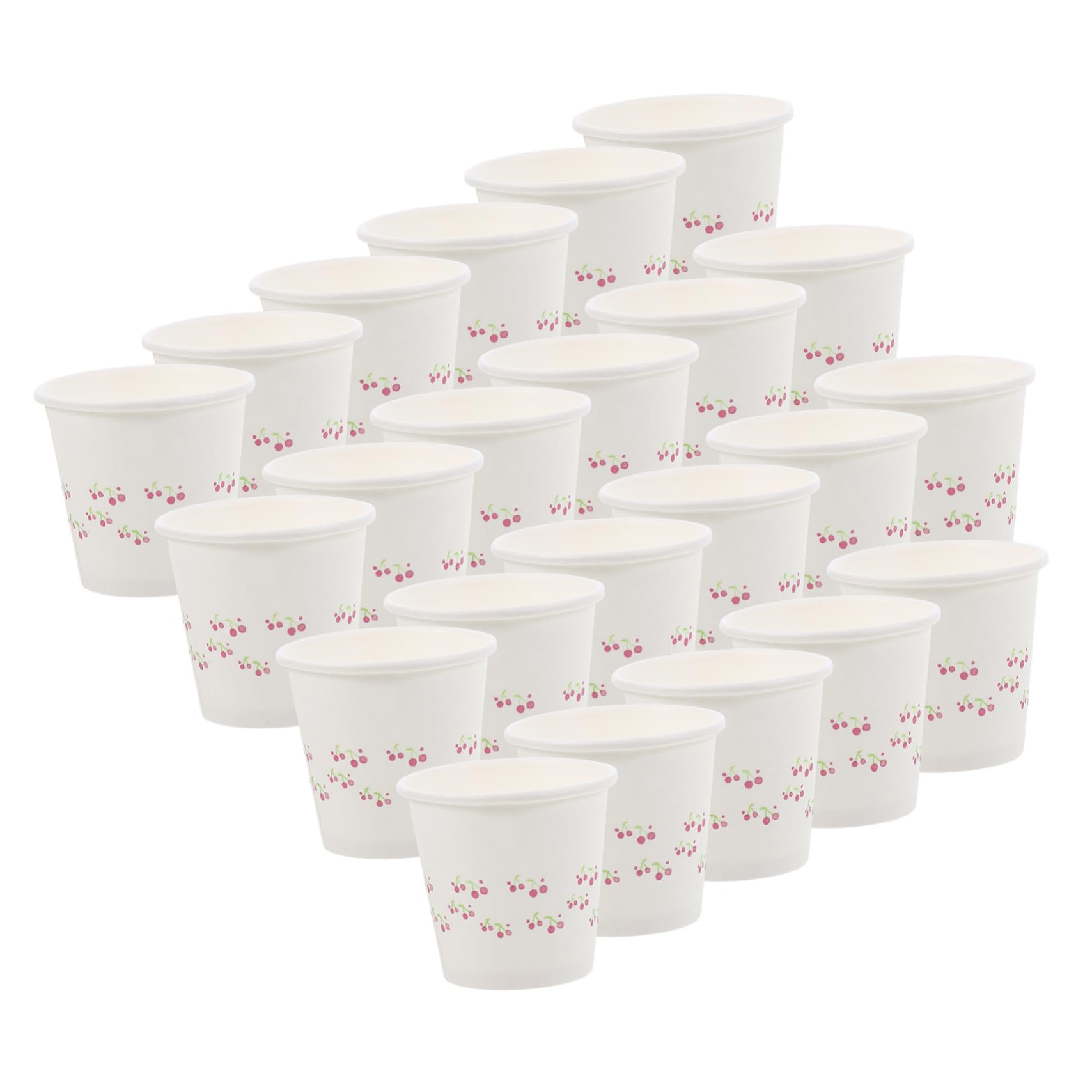 PartyKindom 3 Sets Disposable Mini Paper Cups - 50ml Small Drinking Cups for Coffee, Juice, Water | Bulk Party Supplies (100pcs x 3) | Perfect for Office Break Room, Picnics, BBQs, and Birthday Parties