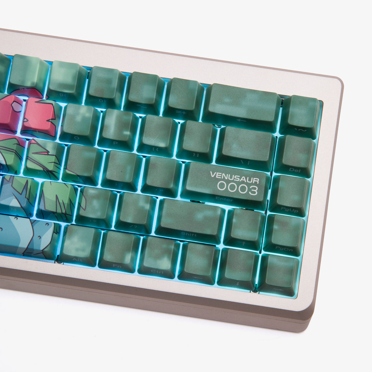 Pokémon HG Summit 65 Keyboard 2.0 - Venusaur Themed Mechanical Gaming Keyboard for PC & Mac | Perfect for Gaming, Typing & Collectors