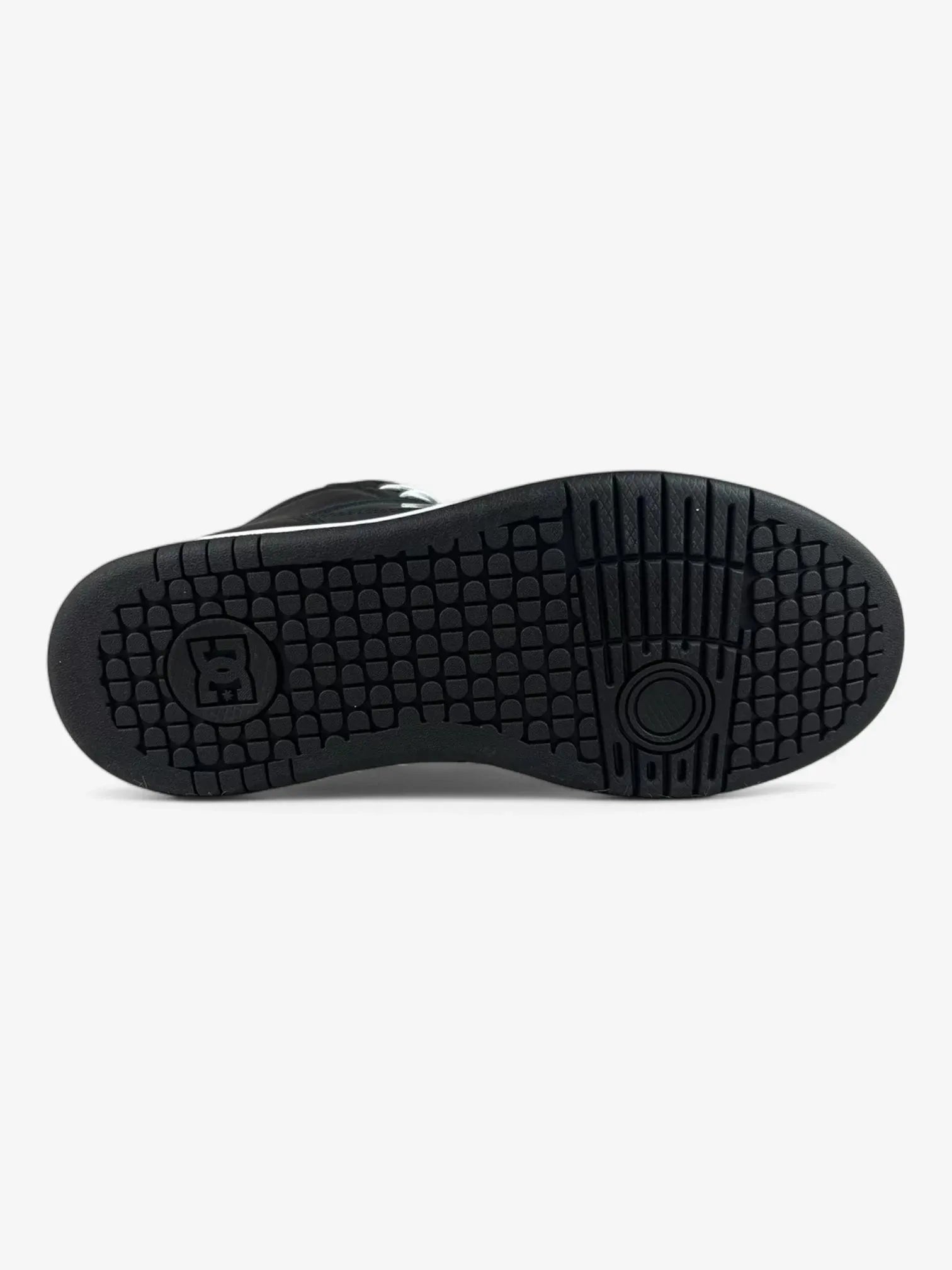 DC Women's Manteca 4 Mid Black Skate Shoes - Comfortable High-Top Sneakers for Skateboarding & Streetwear Fashion