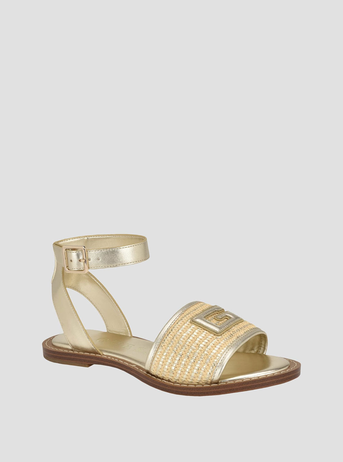 Gold Shay Sandals for Women - Comfortable Summer Beach Wedding Sandals with Adjustable Straps | Perfect for Outdoor, Vacation, and Casual Wear