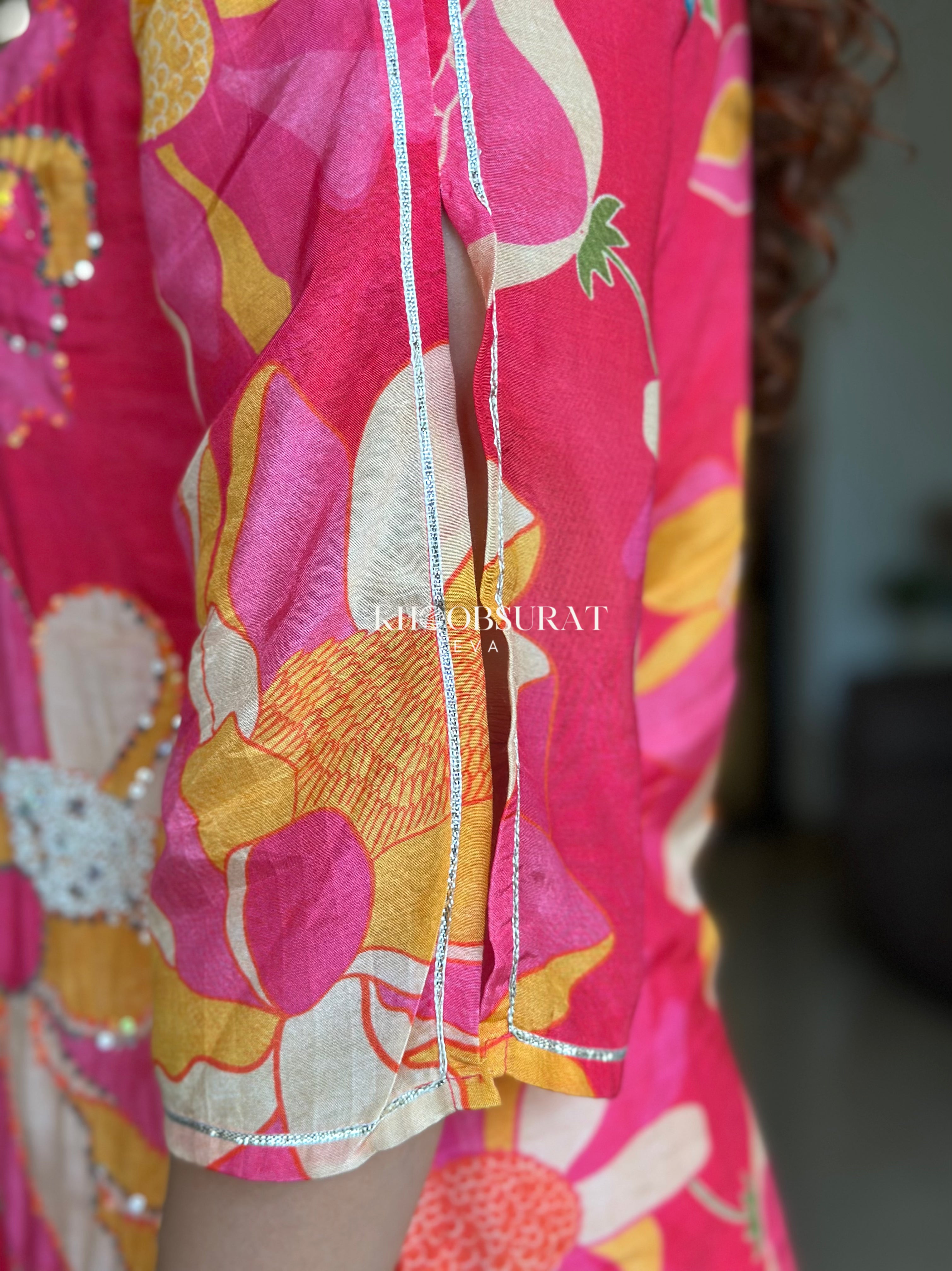 Stylish Pink Matching Outfit Set for Women - Trendy Festive Coordinated Loungewear for Parties, Holidays & Casual Wear