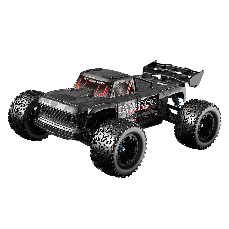 KFPLAN KF16 RTR 1/12 Scale 4WD Brushless RC Off-Road Truck - 60km/h High Speed, All-Metal Chassis, Oil-Filled Shocks, LED Lights for Night Racing - Perfect for Backyard Bashing, Trail Running & RC Racing Enthusiasts