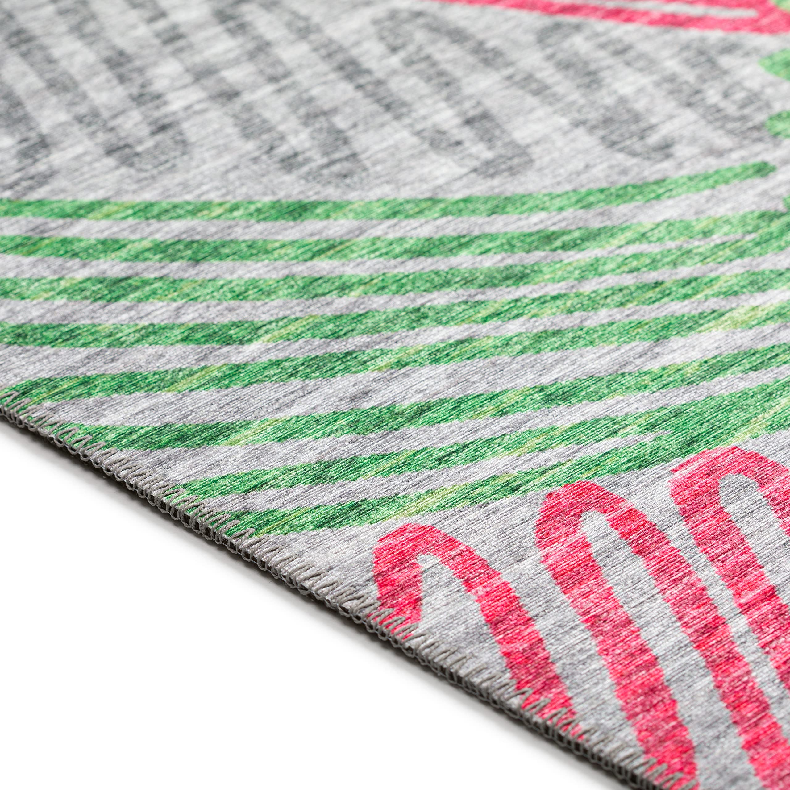 Addison Rugs Yuma AYU41 Pink 8' x 10' Area Rug - Soft Modern Boho Rug for Living Room, Bedroom, Nursery & Home Decor